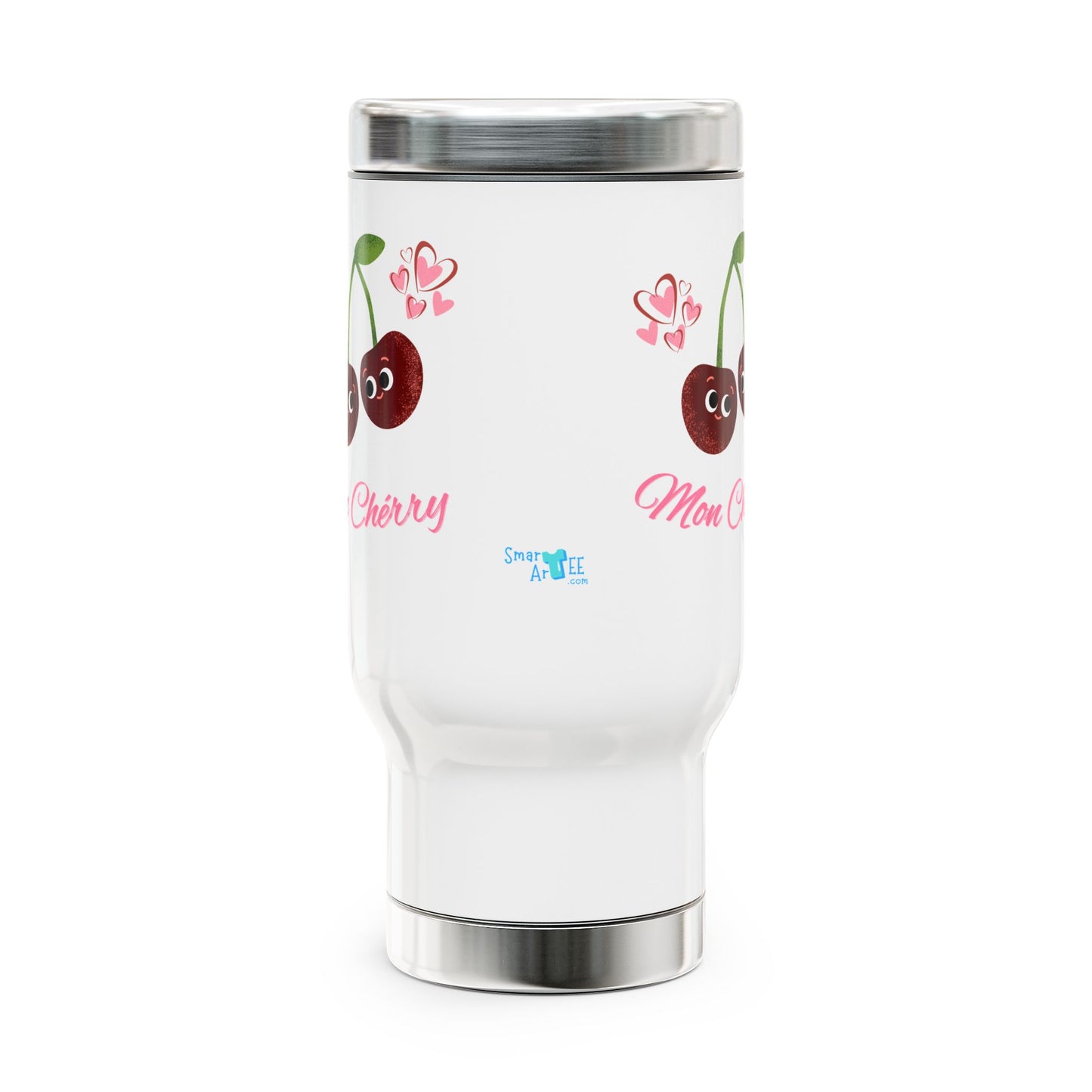Charming Cherry Travel Mug - Perfect for Coffee Lovers, Cute Gift for Mom, Valentine’s Day & Summer Sips, Personalized Drinkware, [...]