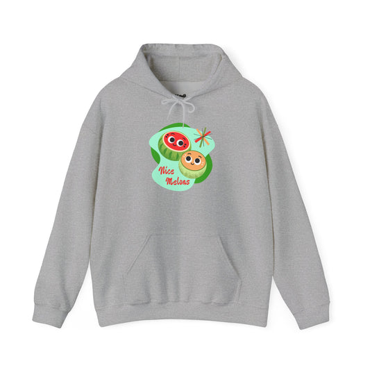 Cute Retro Fruit Hoodie for Friends, Cozy Unisex Pullover, Funny Casual Wear, Gift for Fruit Lovers