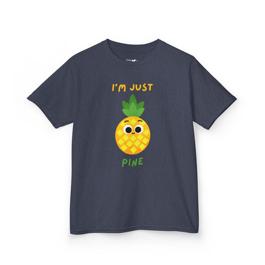 Kids Pineapple Tee - Cute Kids Shirt, Fun Summer Outfit, Birthday Gift, Playful Tee, Tropical Vibes, Kids Graphic Tee