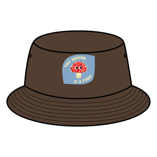Funky Mushroom Bucket Hat – Perfect Hats for Festivals, Summer Outings, Unique Gift, Casual Wear, Outdoor Adventures, Comfortable Style