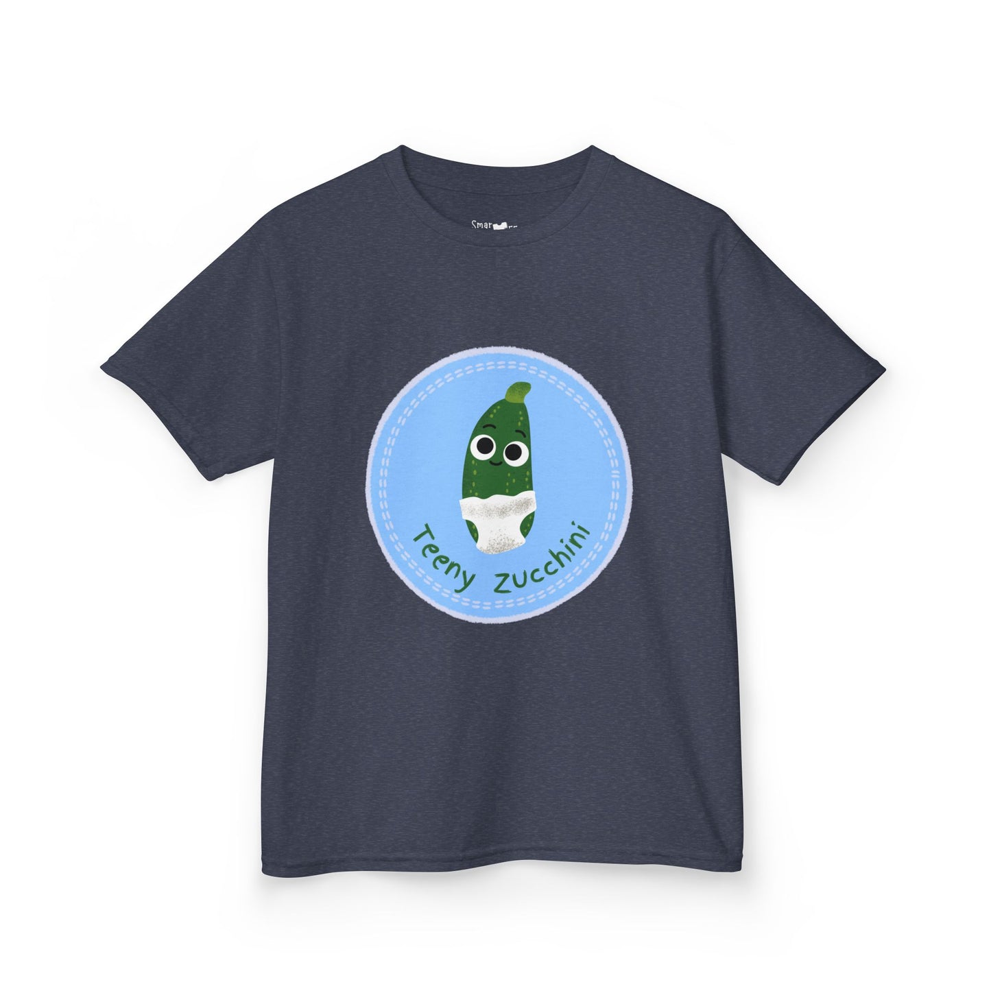 Kids Zucchini Tee, Cute Vegetable Shirt, Funny Kids Apparel, Gift for Kids, Playful Shirt, Gardening Themes