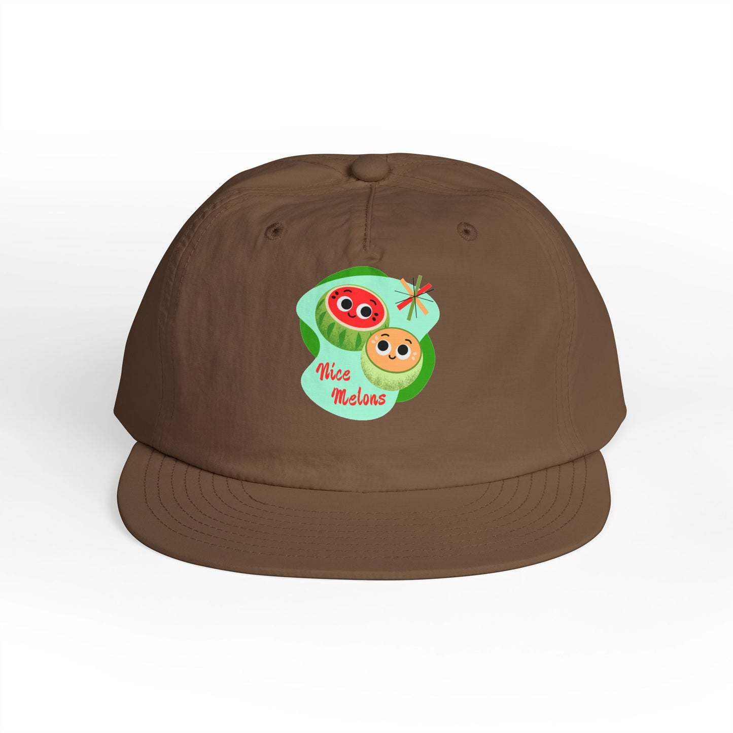 Cute Surf Cap, Summer Hat, Beach Cap, Funny Cap, Gift for Surfers, Nice Melons Graphic