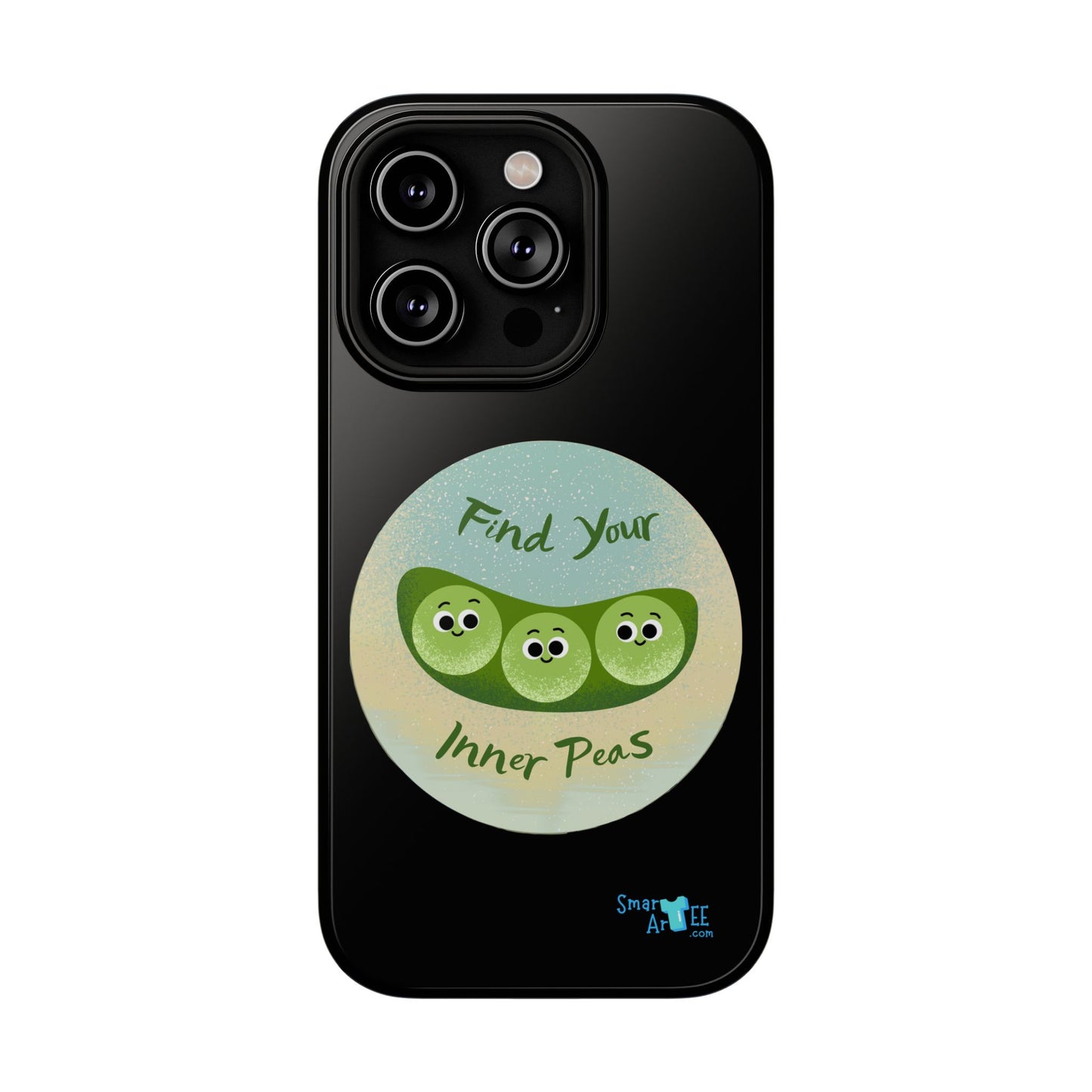 Find Your Inner Peas Phone Case | Impact-Resistant, Cute Phone Cover for Veggie Lovers, Gift for Friends, Fun Phone Accessories