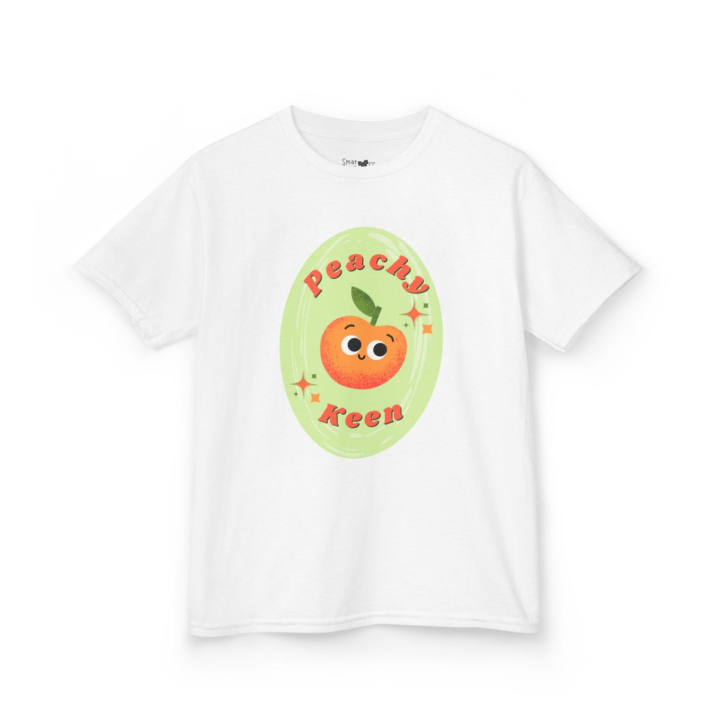 Peachy Keen Kids Tee - Fun Cotton Shirt for Kids, Playful Summer Shirt, Cute Gift for Birthdays, Seasonal Celebrations, Kids Fashion