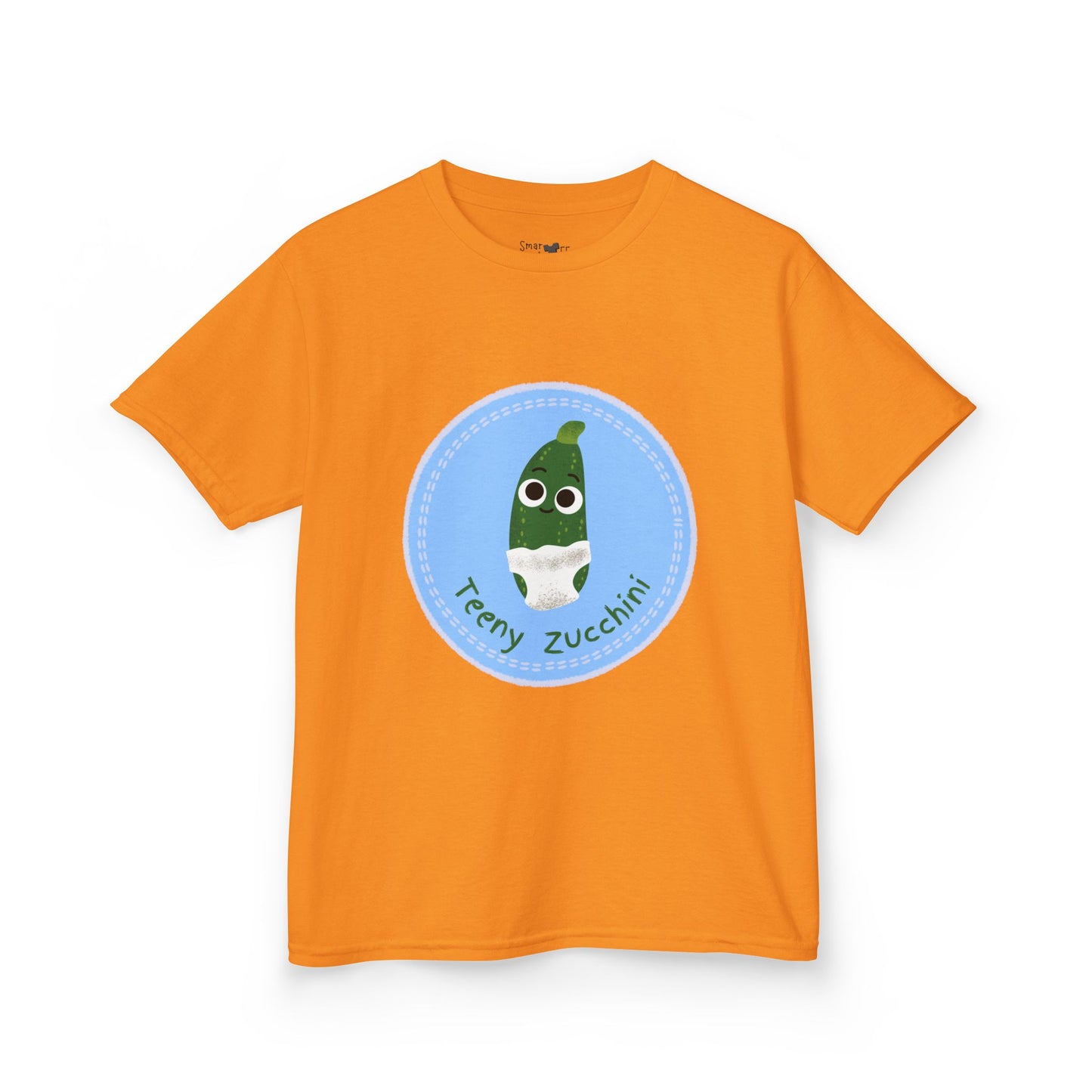 Kids Zucchini Tee, Cute Vegetable Shirt, Funny Kids Apparel, Gift for Kids, Playful Shirt, Gardening Themes