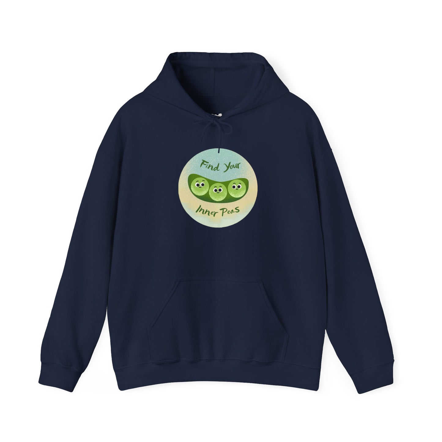 Find Your Inner Peas Hoodie | Comfy Apparel, Gift for Fun Lovers, Casual Wear, Motivational Hoodie