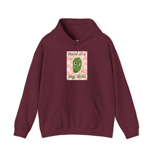 Quirky Dill Pickle Hoodie - Perfect for Chilling, Gifts for Foodies, Fun Casual Wear, Unique Gift for Veggie Lovers