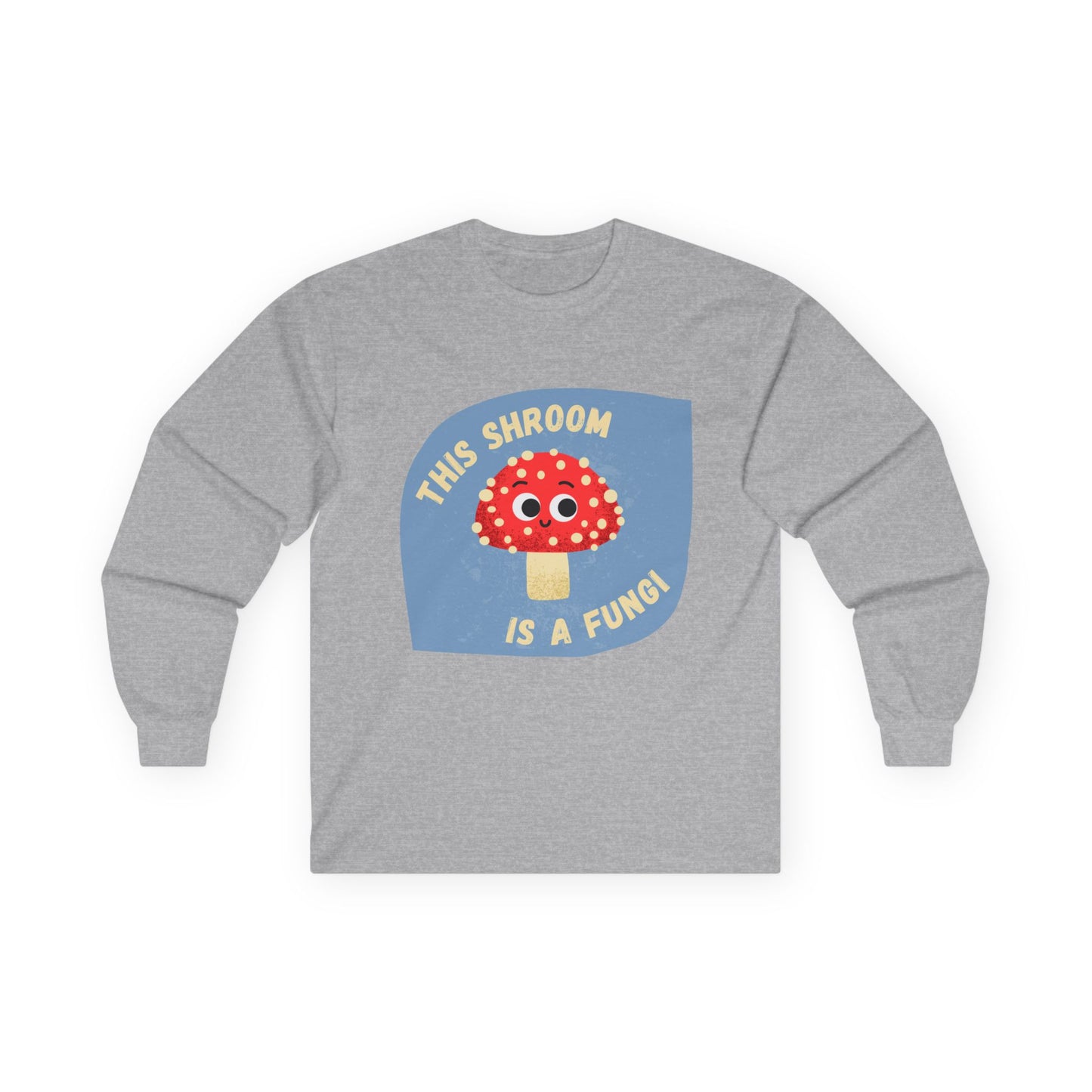 Funky Mushroom Long Sleeve Tees - This Shroom is a Fungi, Cute Shirt for Fun-Lovers, Gift for Mushroom Enthusiasts, Casual Wear, Quirky [...]