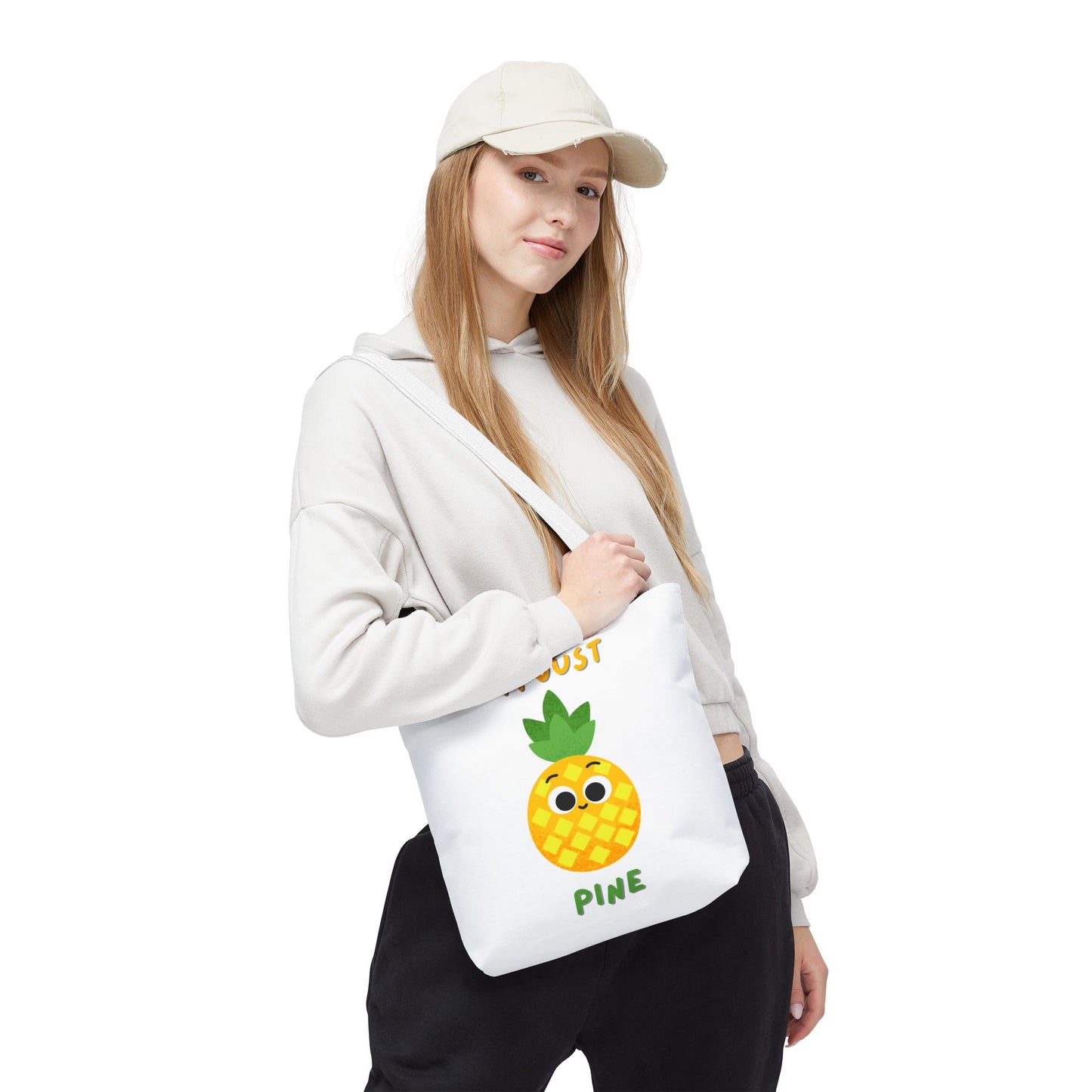 Cute Pineapple Tote Bag, Fun Shopper Bag, Beach Bag, Eco-Friendly Tote, Gift for Fruit Lovers, Summer Accessory