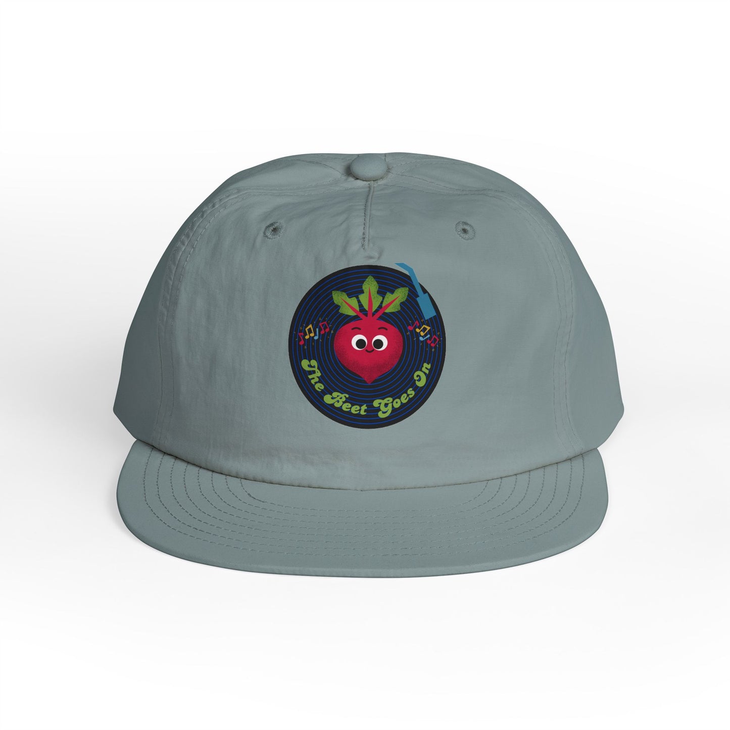 Surf Cap with Fun The Beet Goes On Pun Design, Cool Beach Hat, Perfect for Surfing, Gifts for Beach Lovers, Summer Accessories