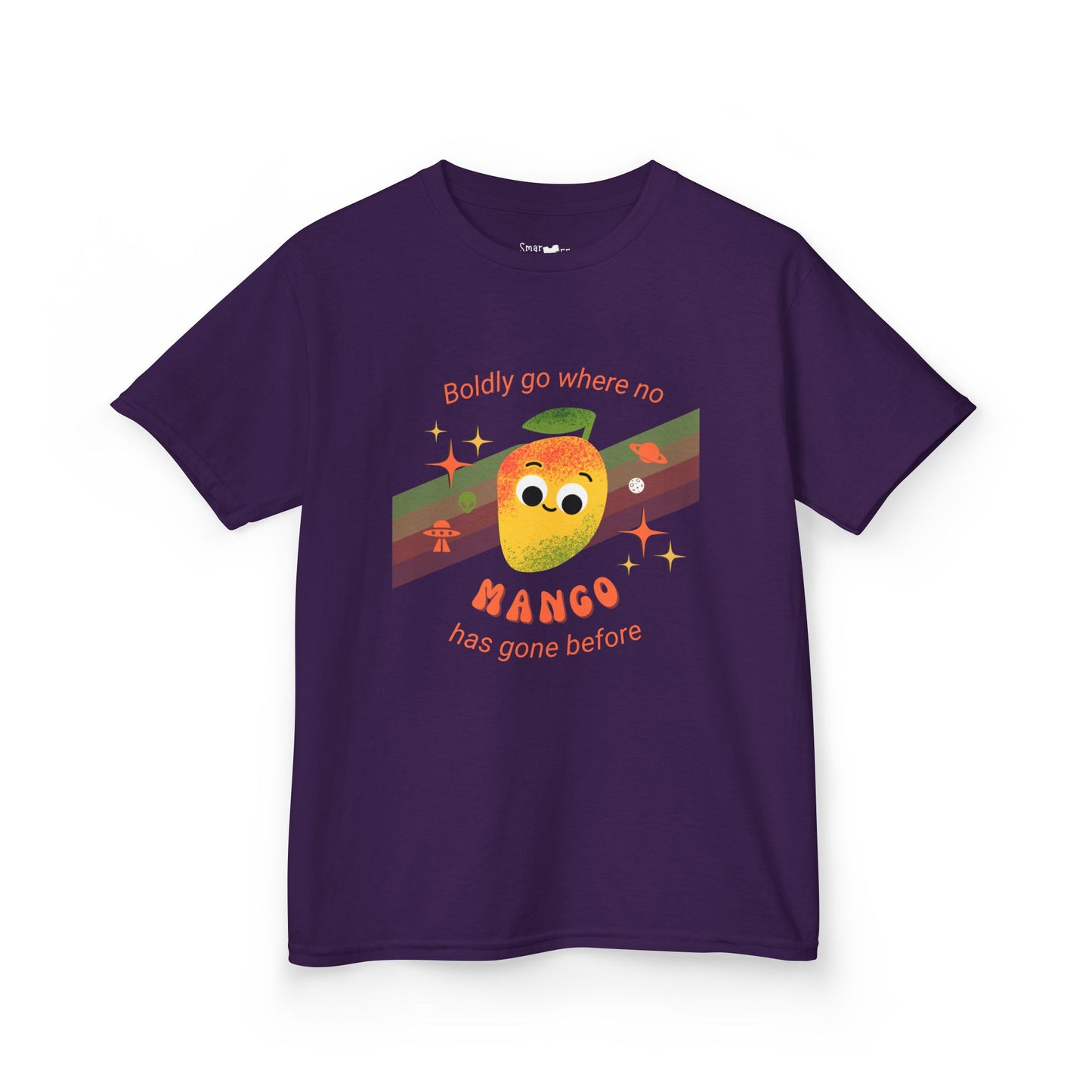 Mango Adventure Kids Tee, Fun Summer Shirt, Cute Gift for Kids, Playful Cotton Tee, Birthday Gift Idea