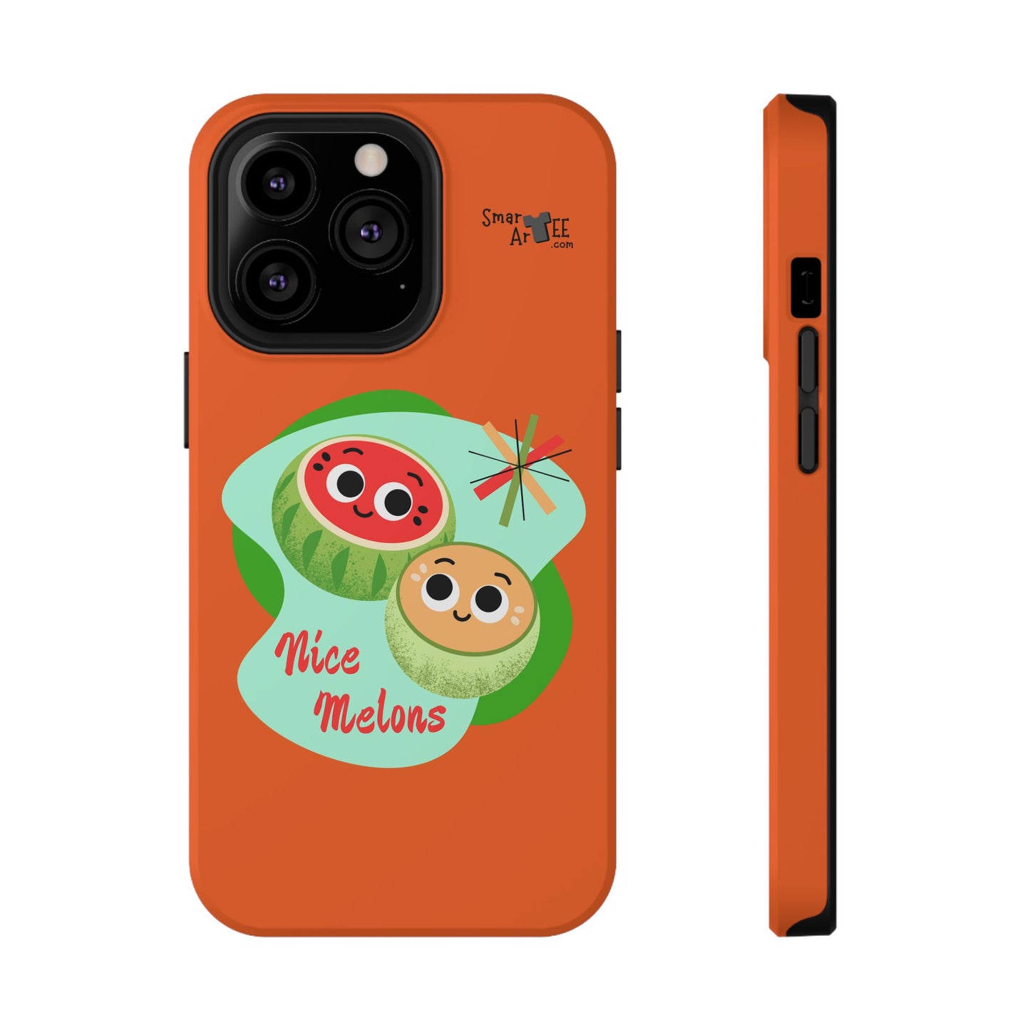 Cute Fruit Phone Case - Nice Melons Design, Impact-Resistant, Fun Gift for Kids, Phone Accessories for Celebrations, Fruit Lovers