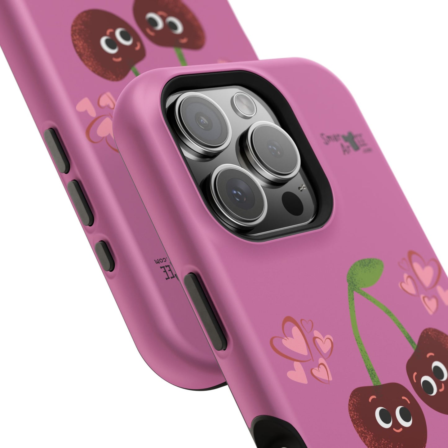 Cute Cherry Impact-Resistant Phone Case, Cherry Phone Cover, Valentine's Gift, Cute Phone Accessories, Sweetheart Case, I Cherryish You