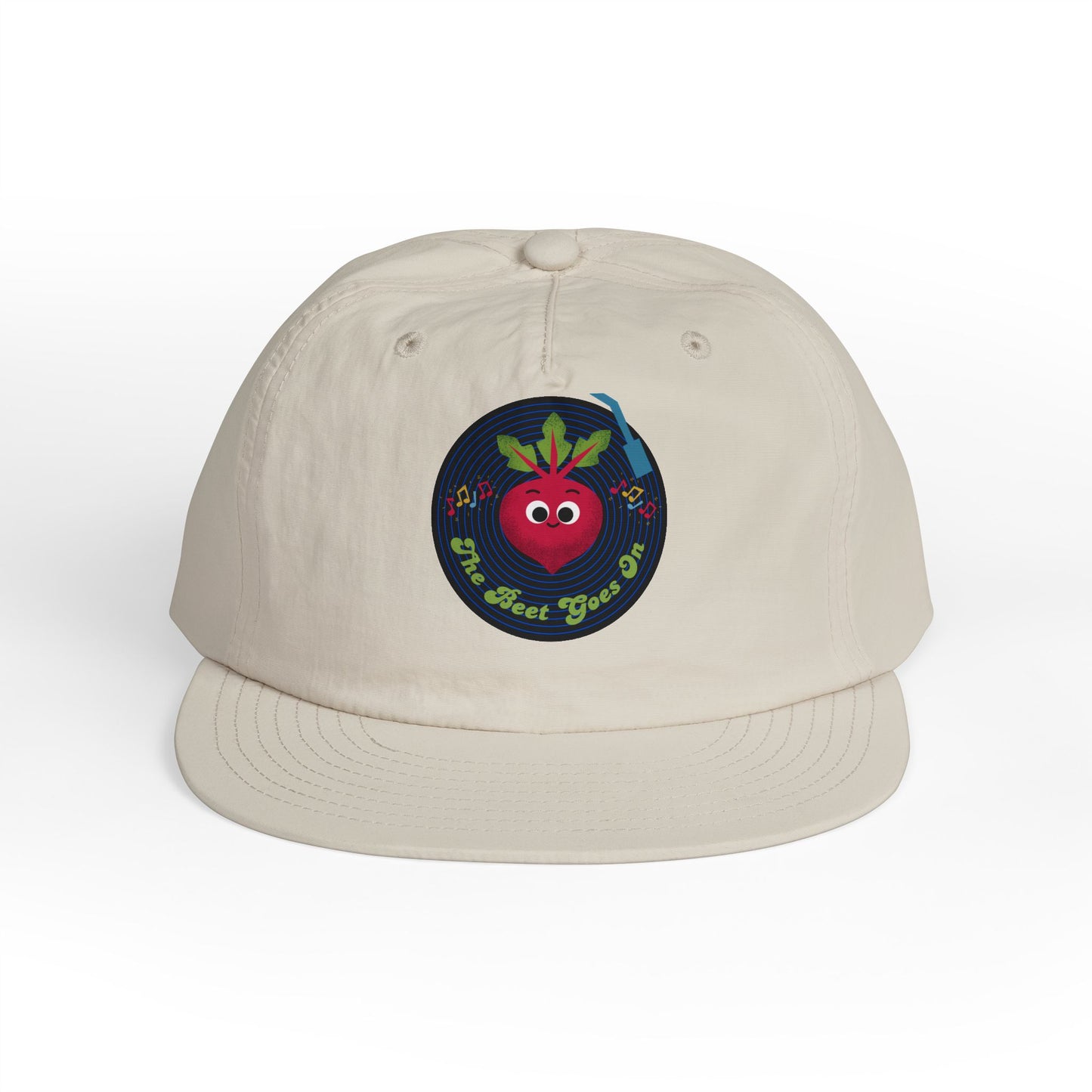 Surf Cap with Fun The Beet Goes On Pun Design, Cool Beach Hat, Perfect for Surfing, Gifts for Beach Lovers, Summer Accessories