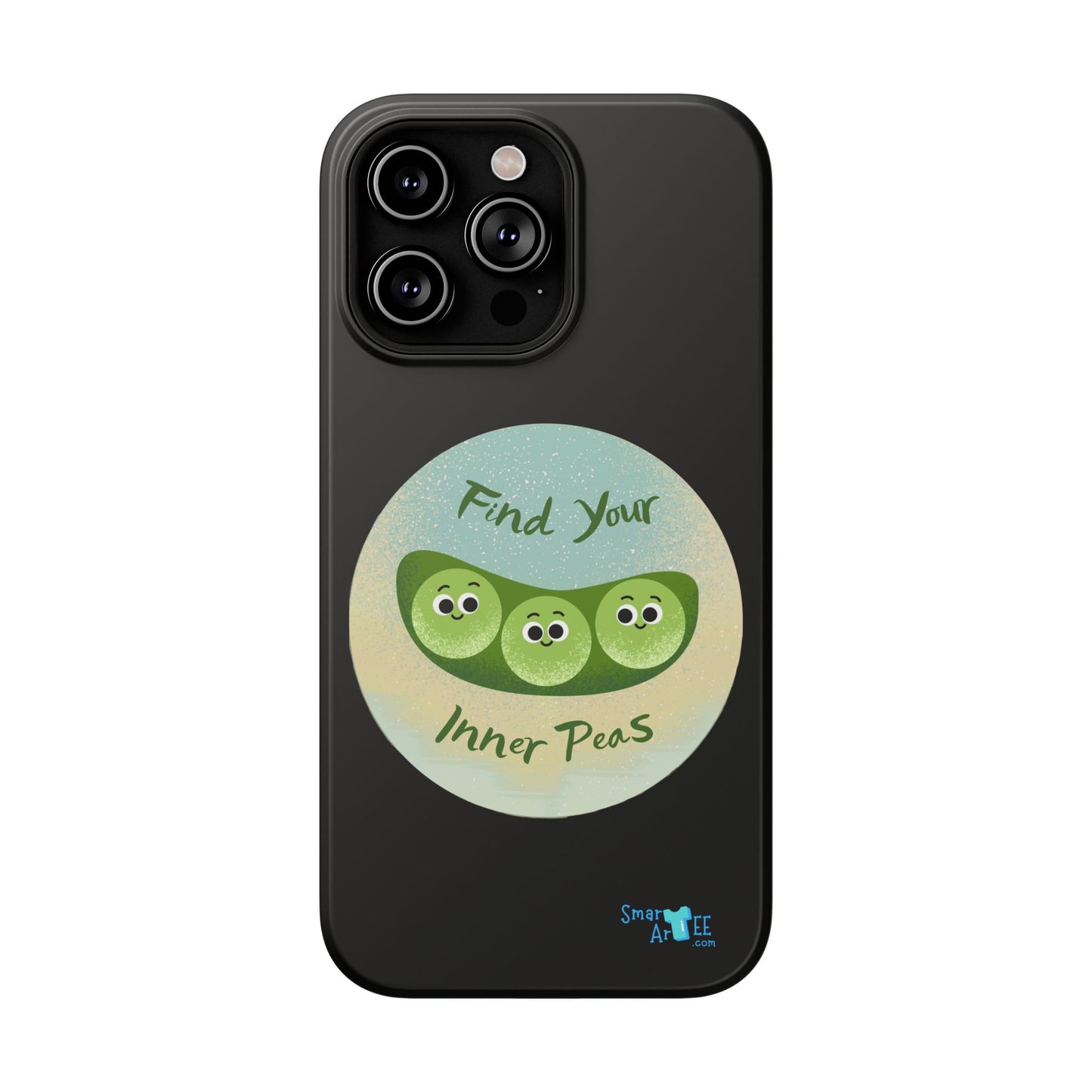 Find Your Inner Peas Phone Case | Impact-Resistant, Cute Phone Cover for Veggie Lovers, Gift for Friends, Fun Phone Accessories