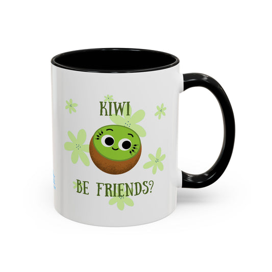 Cute Kiwi Coffee Mug - Perfect Gift for Friends, Fun Kitchen Decor, Fruit Lover's Mug, Unique Birthday Gift, Whimsical Drinkware