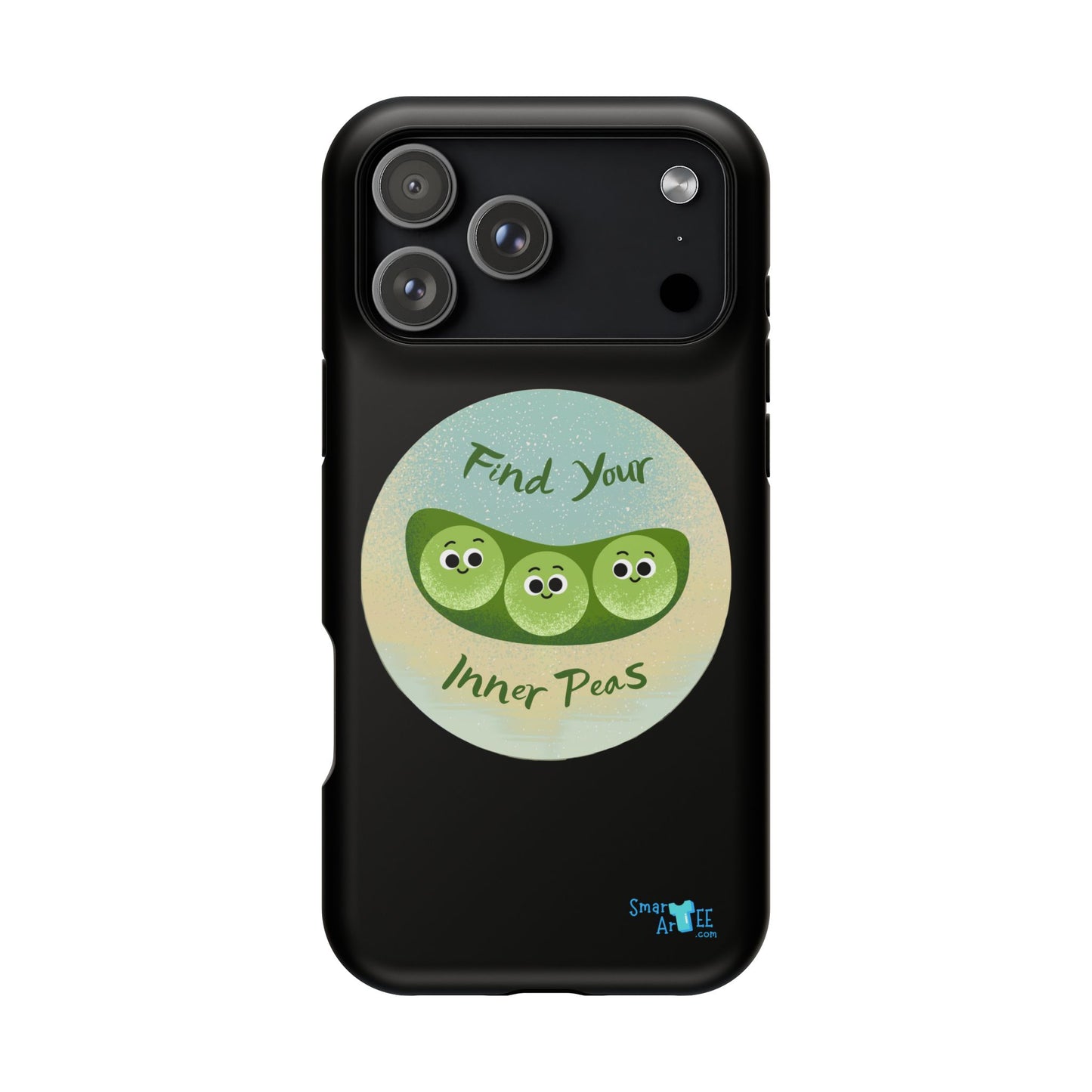 Find Your Inner Peas Phone Case | Impact-Resistant, Cute Phone Cover for Veggie Lovers, Gift for Friends, Fun Phone Accessories