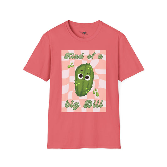 Cute Pickle Humor T-Shirt, Unisex Softstyle Tee, Funny Gift for Dill Pickle Lovers, Trendy Casual Wear, Unique Gift for Birthdays