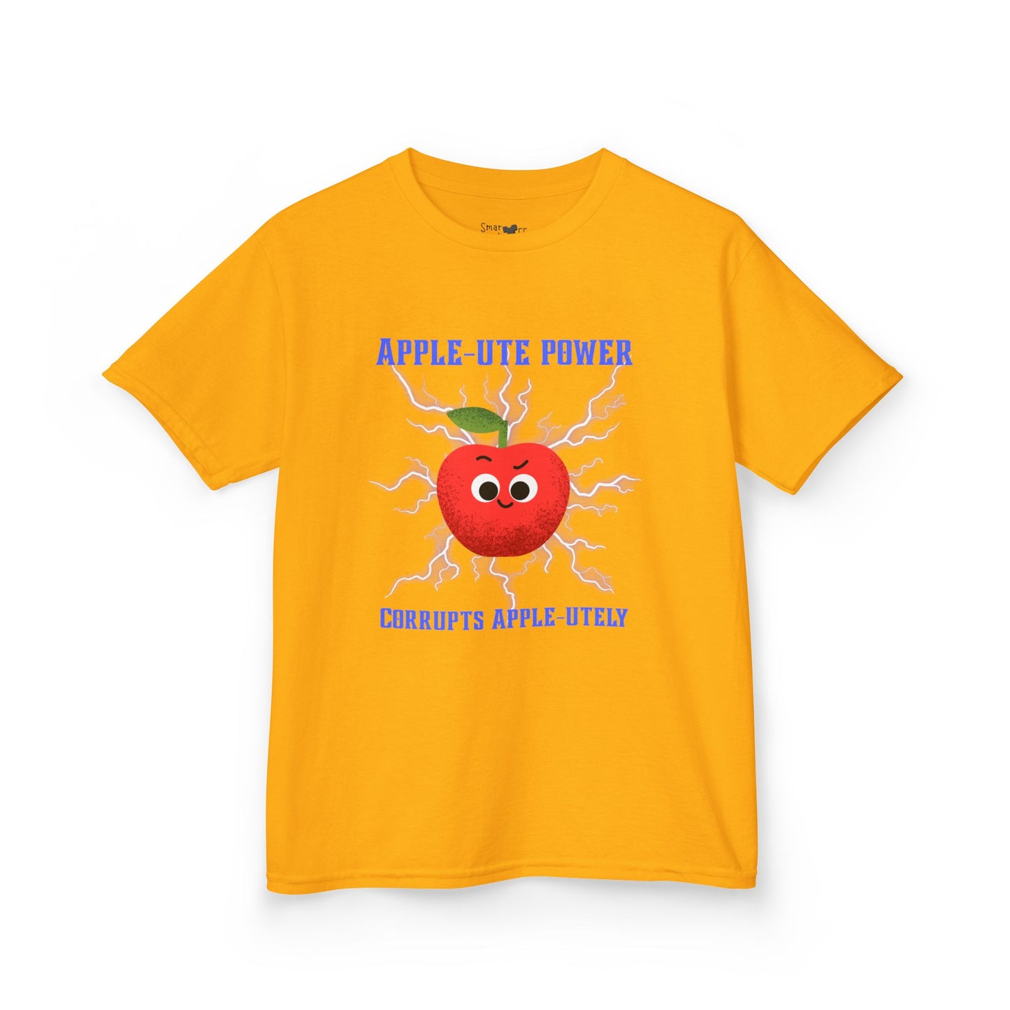 Playful Kids Tee - Fun Apple Design, Perfect for Back to School, Birthdays, Gifts, Family Outings, Summer Camp