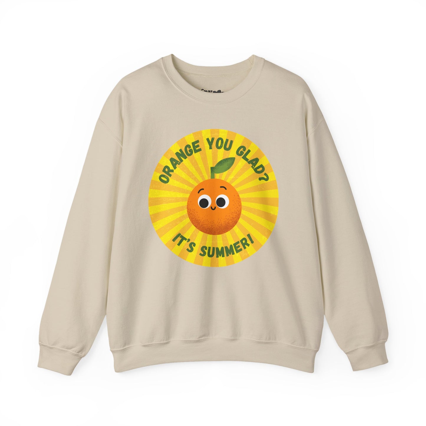 Summer Vibes Crewneck Sweatshirt, Unisex Sweatshirt, Funny Summer Apparel, Gift for Fruit Lovers, Perfect for Cold Weather