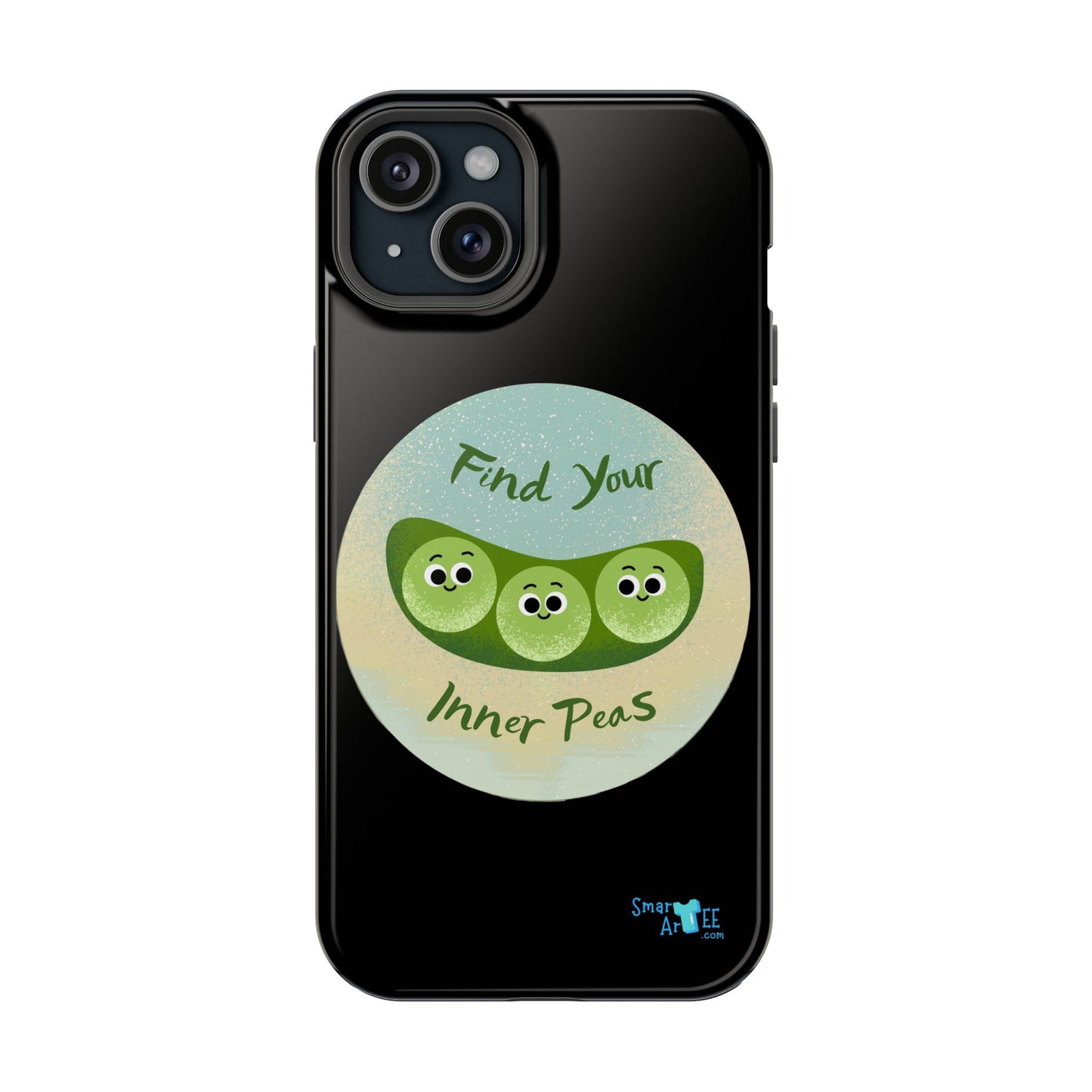 Find Your Inner Peas Phone Case | Impact-Resistant, Cute Phone Cover for Veggie Lovers, Gift for Friends, Fun Phone Accessories