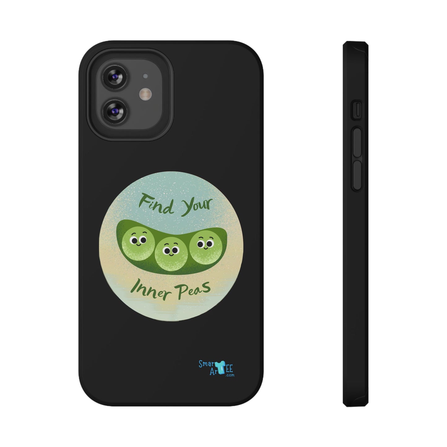 Find Your Inner Peas Phone Case | Impact-Resistant, Cute Phone Cover for Veggie Lovers, Gift for Friends, Fun Phone Accessories