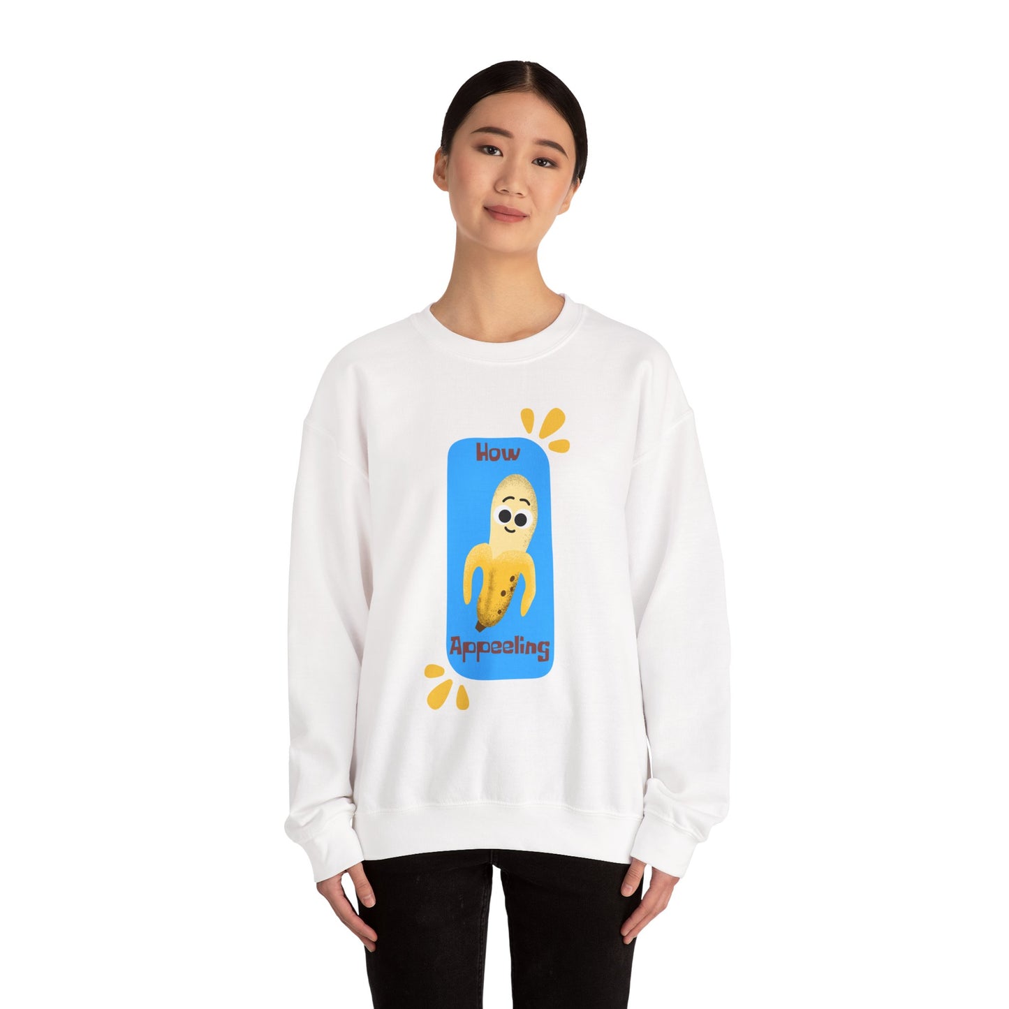 Funny Fruit Pun Sweatshirt, Unisex Sweater, Relaxed Style For Everyday Wear, Great Gift Idea