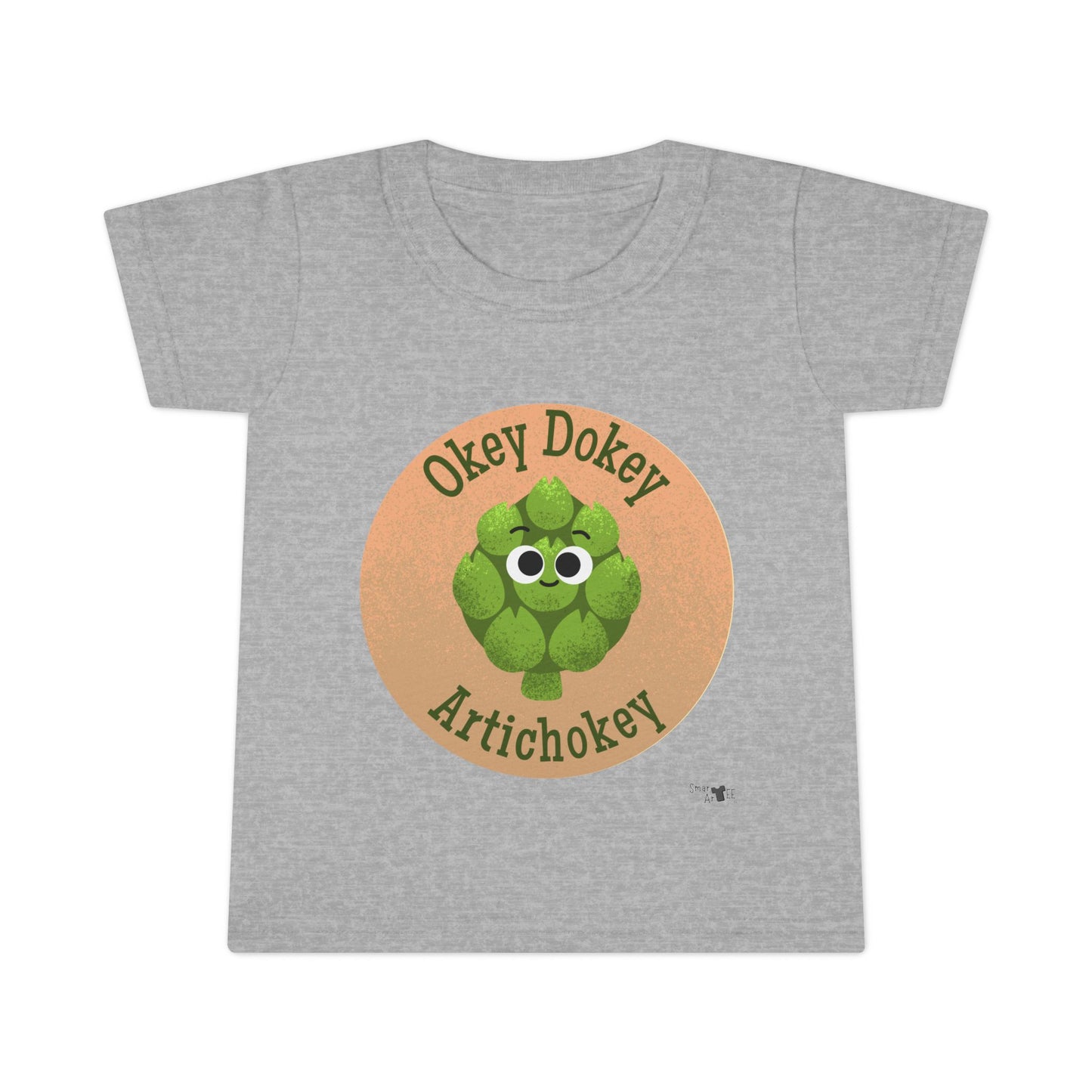 Toddler Artichoke Shirt, Okey Dokey Artichokey Tee, Fun Kids Apparel, Playful Toddler Clothing, Gift for Little Ones