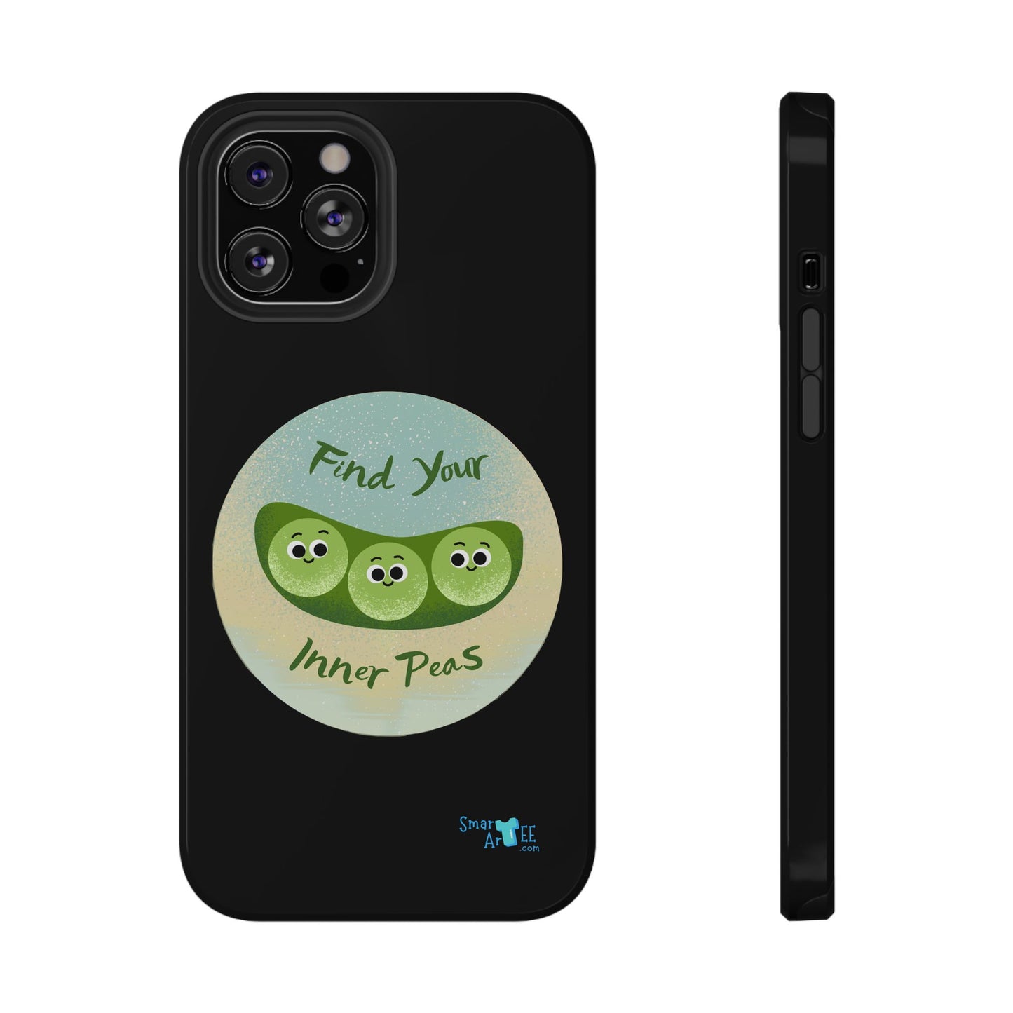 Find Your Inner Peas Phone Case | Impact-Resistant, Cute Phone Cover for Veggie Lovers, Gift for Friends, Fun Phone Accessories