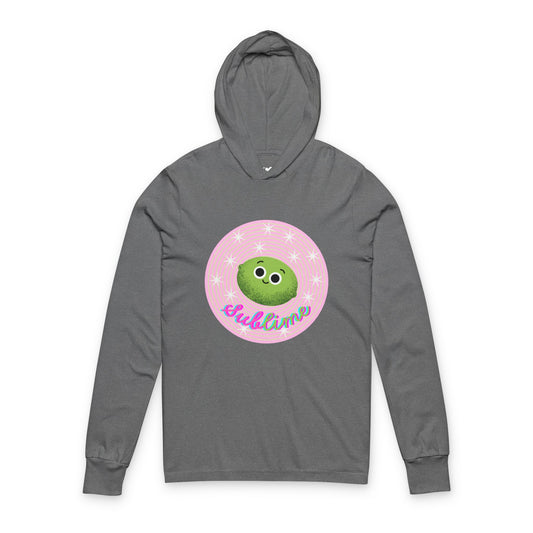 Sublime Unisex Hooded Long Sleeve Shirt, Cute Hooded Pun Shirt, Casual Style, Gift for Her, Loungewear, Birthday Present, Chill Vibes