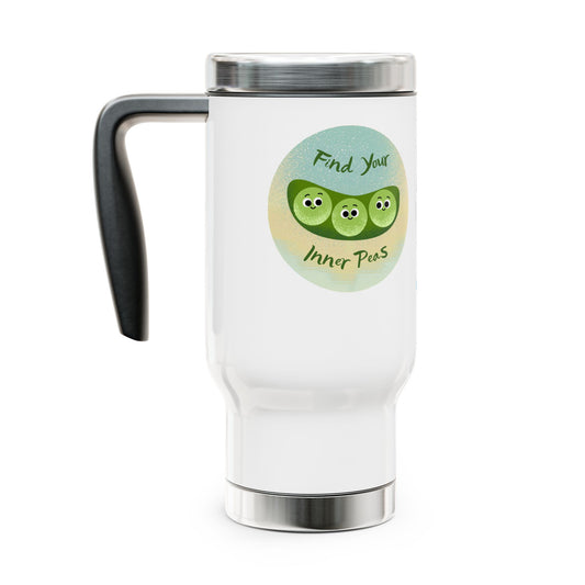 Funny Inner Peas Travel Mug, Stainless Steel Coffee Cup, Great for Office or Home Use, Perfect Gift for Tea Lovers, Motivational Mugs, [...]