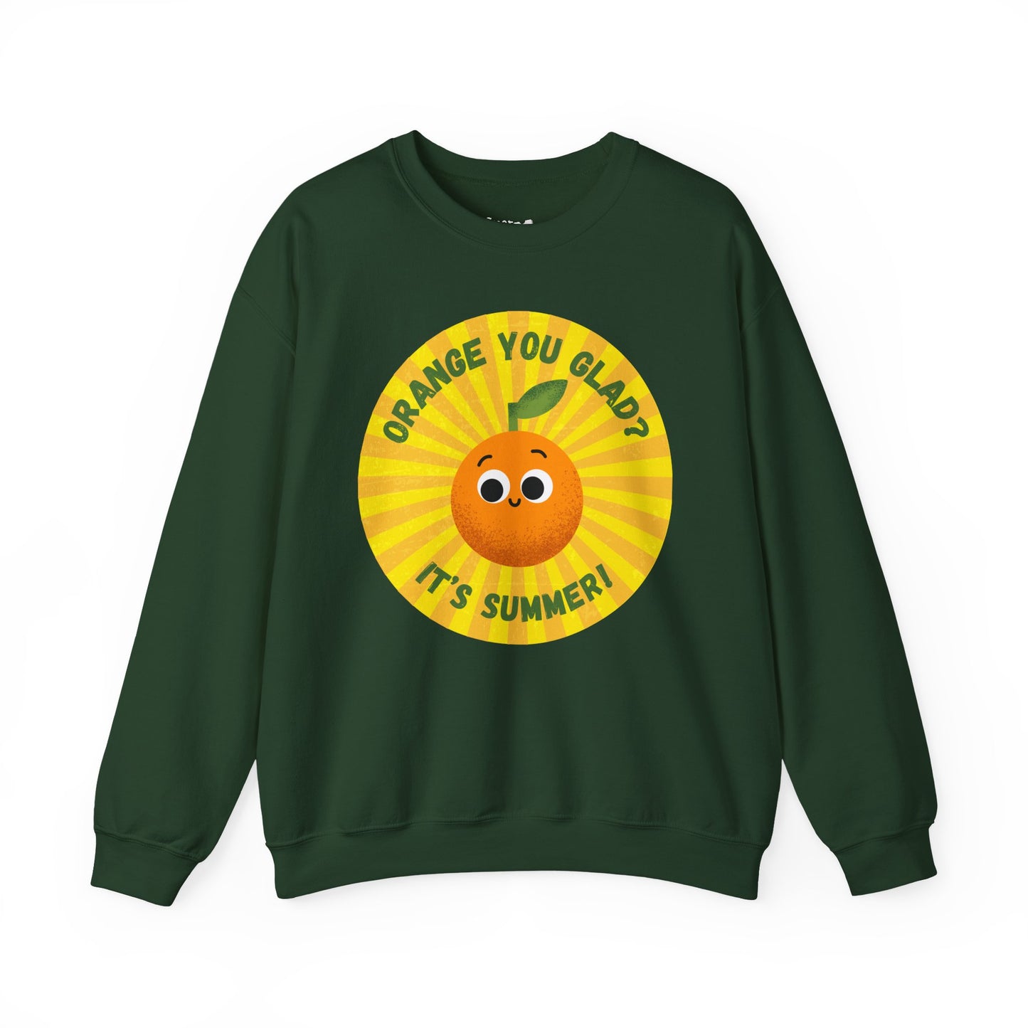 Summer Vibes Crewneck Sweatshirt, Unisex Sweatshirt, Funny Summer Apparel, Gift for Fruit Lovers, Perfect for Cold Weather