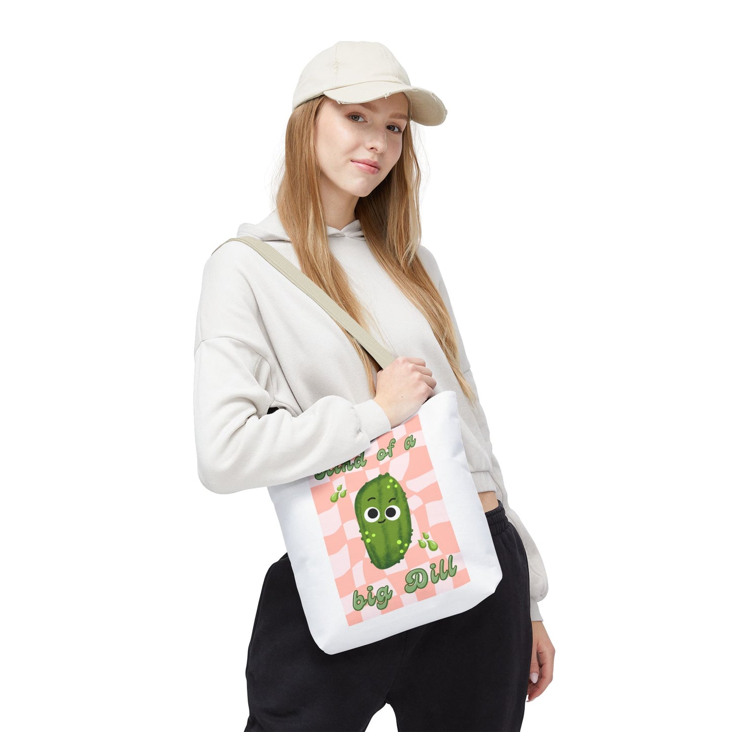 Playful Pickle Tote Bag: Cute, Funny, Quirky, Eco-Friendly, Gift Bag, Everyday Use, Beach Bag, Market Bag