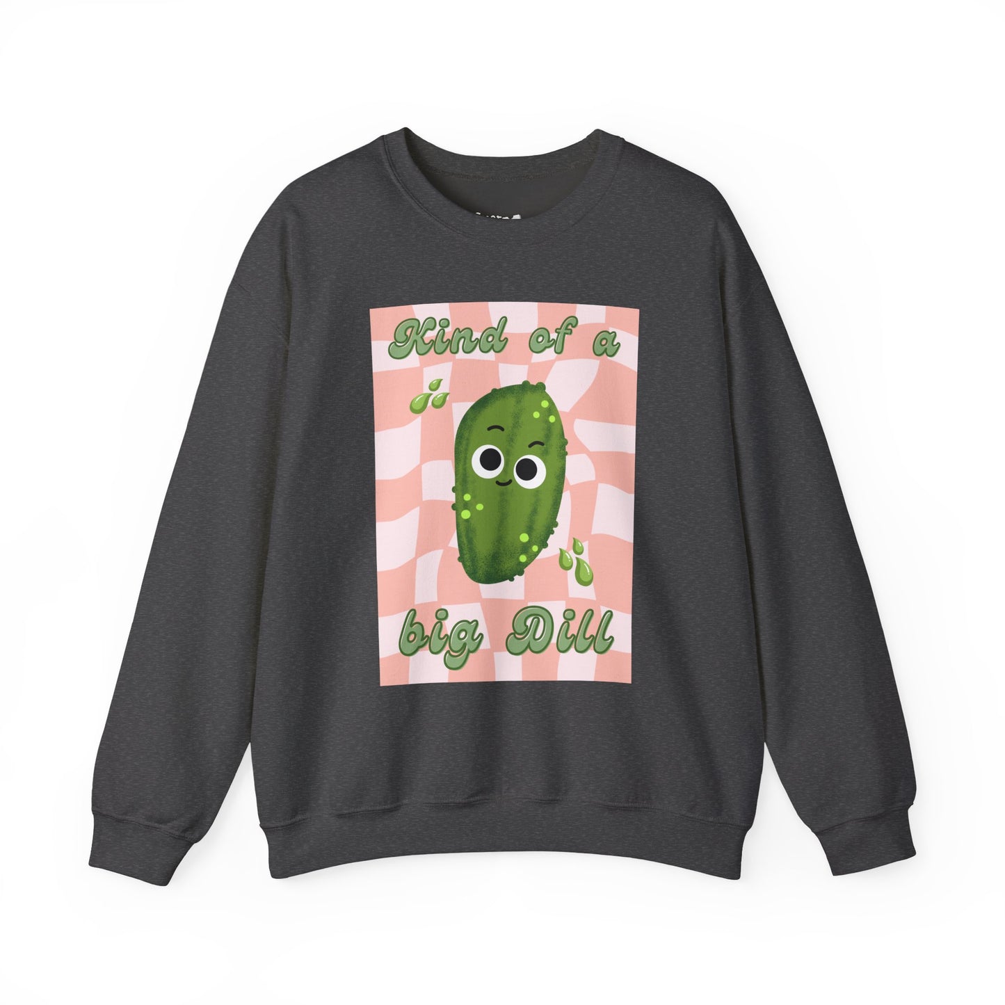 Whimsical Pickle Pun Sweatshirt, Funny Cozy Vegetable Pun Sweatshirt, Whimsical Gift Ideas, Fun For All
