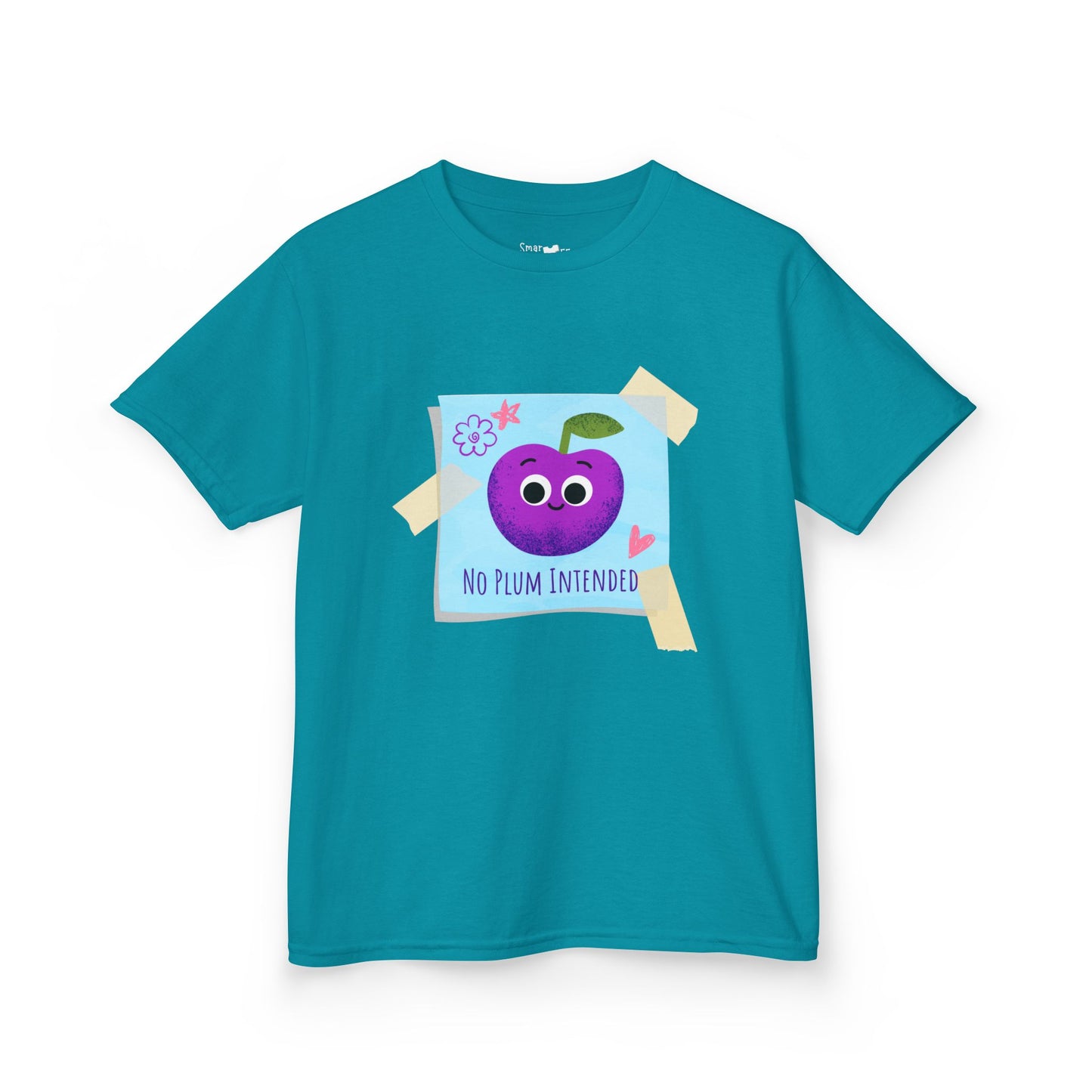 Kids Graphic Tee, Funny Kids Pun Shirt, Cute Apparel for Children, No Plum Intended Design, Birthday Gift, Everyday Wear