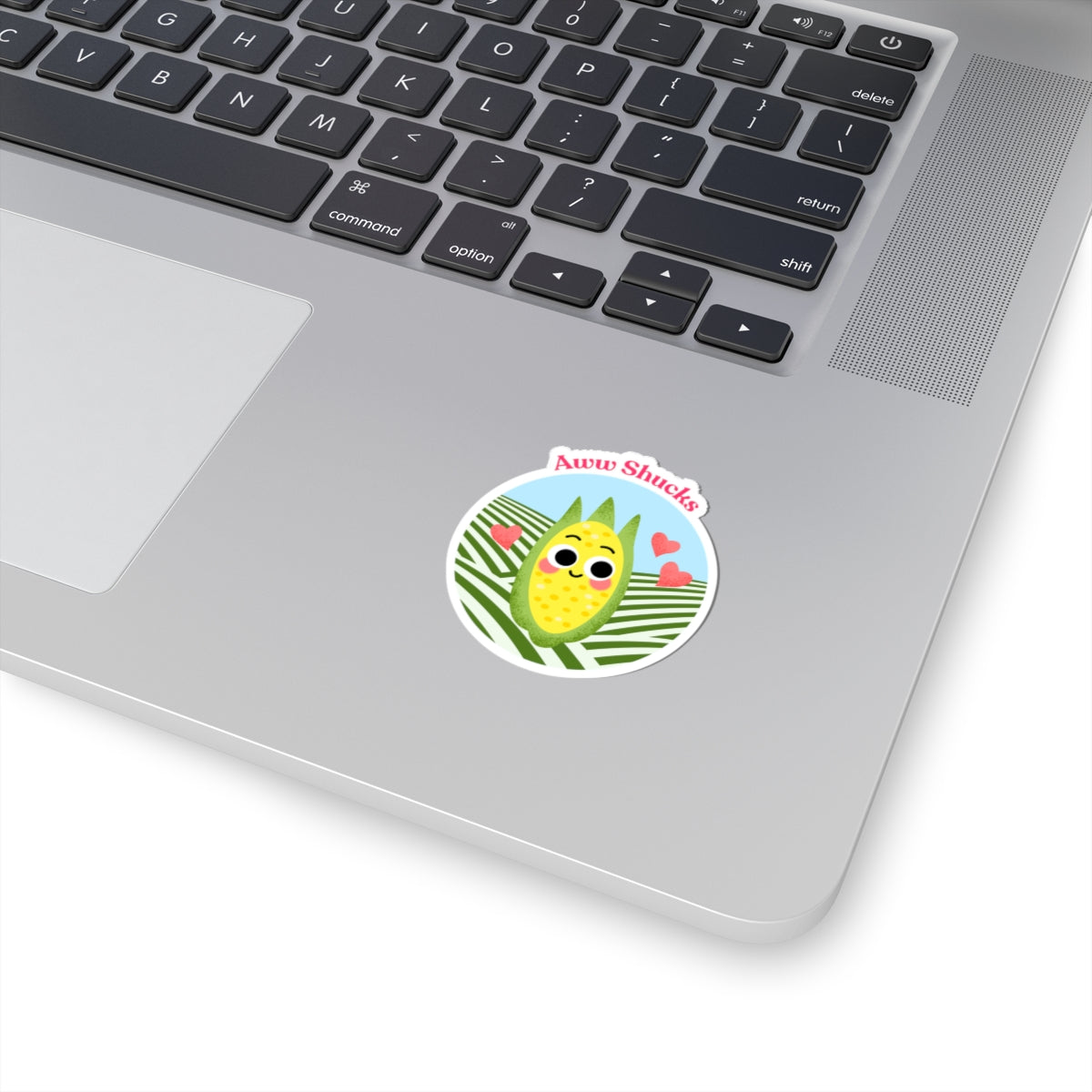 Cute Corn Kiss-Cut Stickers | Cheerful Aww Shucks Design for Laptops, Water Bottles, Notebooks, Gifts, and Party Favor