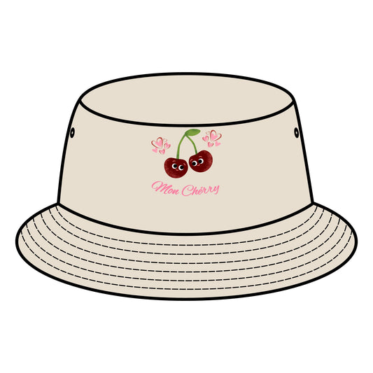 Charming Cherry Bucket Hat, Cherry Lover Gift, Fun Summer Accessory, Cute Outdoor Hats, Adjustable Fashion Hat