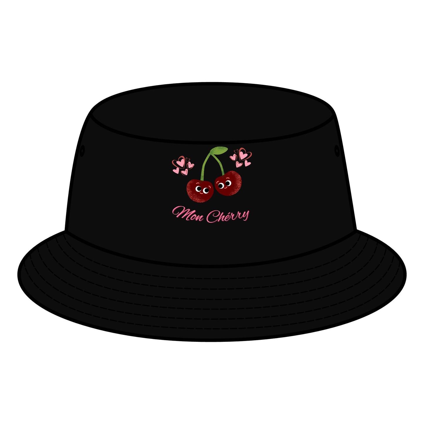 Charming Cherry Bucket Hat, Cherry Lover Gift, Fun Summer Accessory, Cute Outdoor Hats, Adjustable Fashion Hat