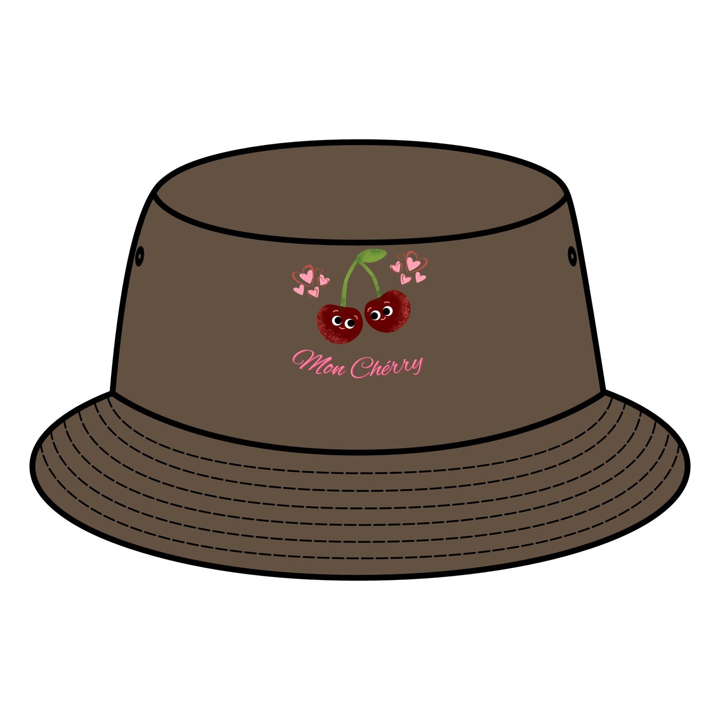 Charming Cherry Bucket Hat, Cherry Lover Gift, Fun Summer Accessory, Cute Outdoor Hats, Adjustable Fashion Hat