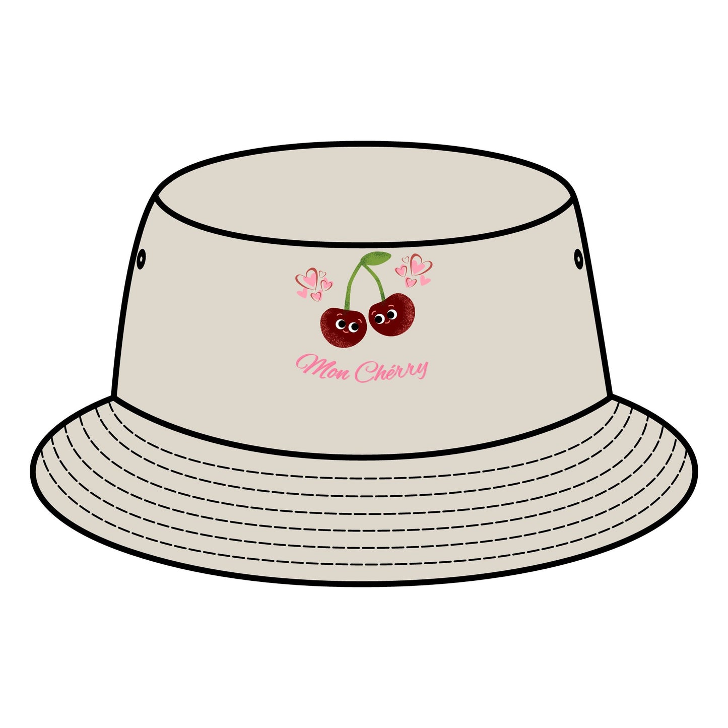 Charming Cherry Bucket Hat, Cherry Lover Gift, Fun Summer Accessory, Cute Outdoor Hats, Adjustable Fashion Hat