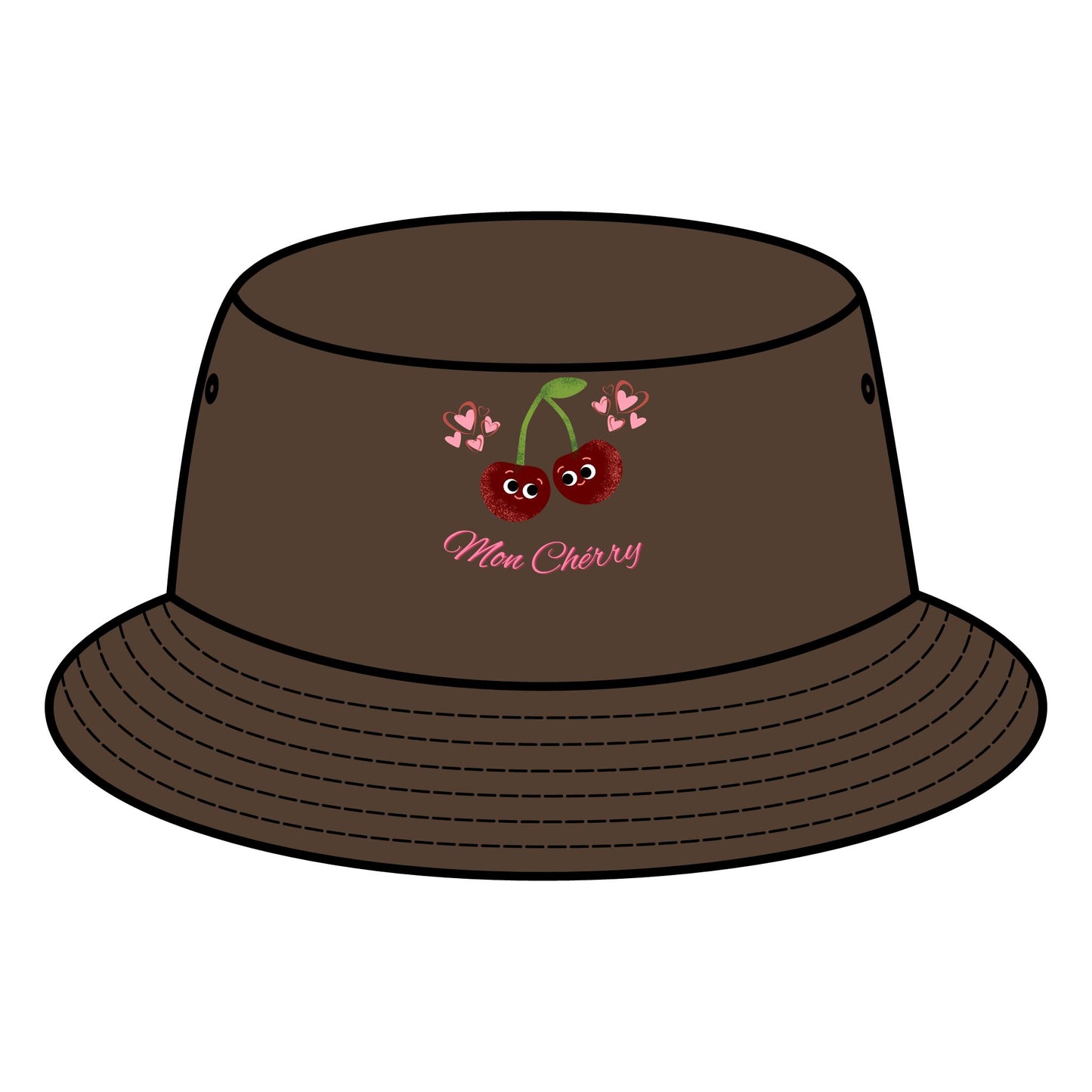 Charming Cherry Bucket Hat, Cherry Lover Gift, Fun Summer Accessory, Cute Outdoor Hats, Adjustable Fashion Hat