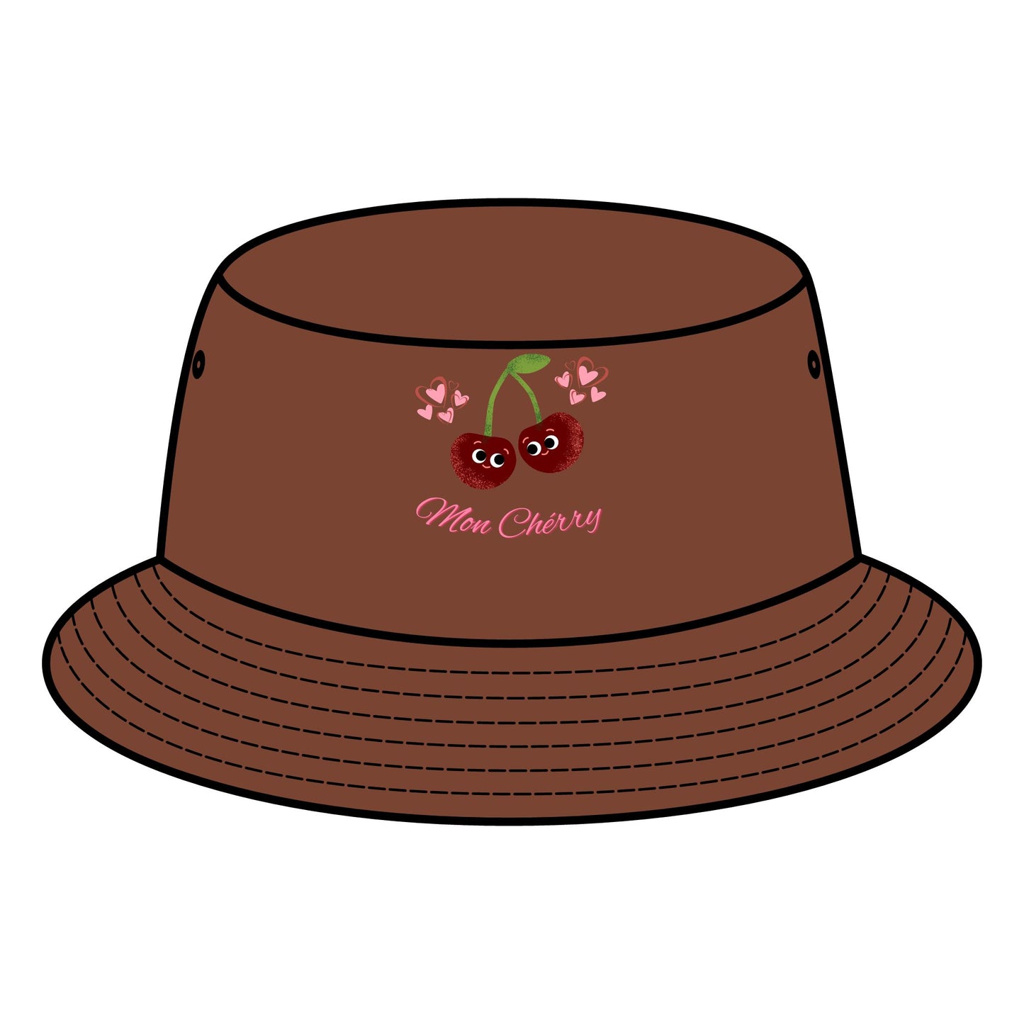 Charming Cherry Bucket Hat, Cherry Lover Gift, Fun Summer Accessory, Cute Outdoor Hats, Adjustable Fashion Hat