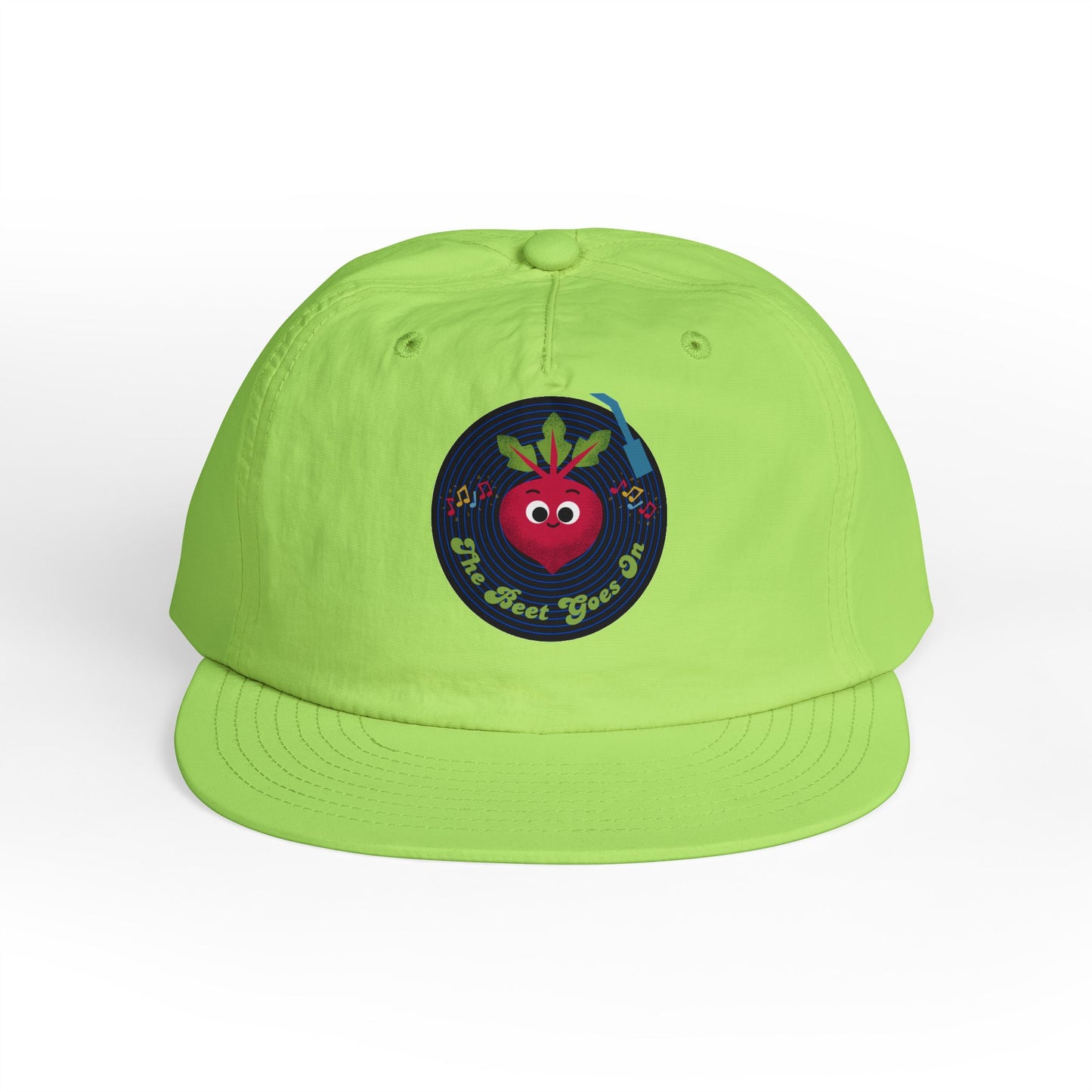 Surf Cap with Fun The Beet Goes On Pun Design, Cool Beach Hat, Perfect for Surfing, Gifts for Beach Lovers, Summer Accessories