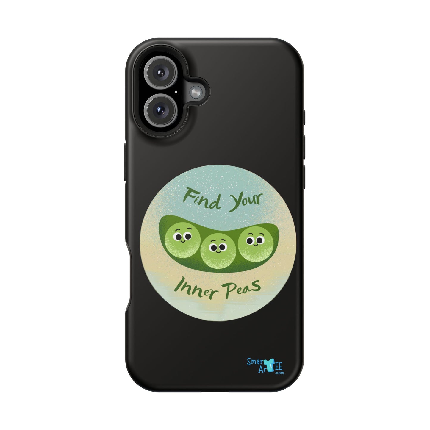 Find Your Inner Peas Phone Case | Impact-Resistant, Cute Phone Cover for Veggie Lovers, Gift for Friends, Fun Phone Accessories