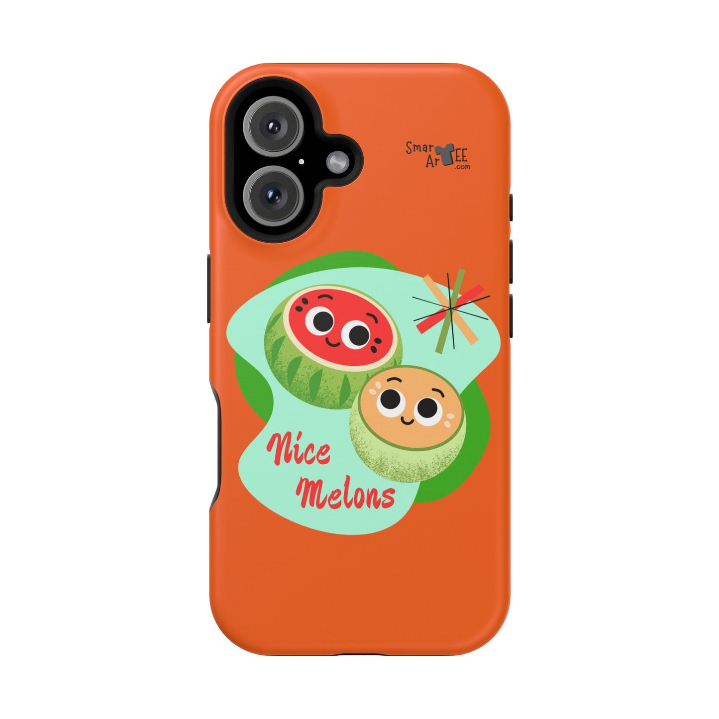 Cute Fruit Phone Case - Nice Melons Design, Impact-Resistant, Fun Gift for Kids, Phone Accessories for Celebrations, Fruit Lovers