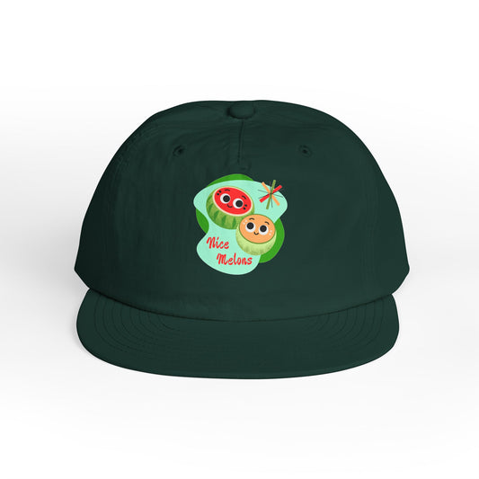 Cute Surf Cap, Summer Hat, Beach Cap, Funny Cap, Gift for Surfers, Nice Melons Graphic