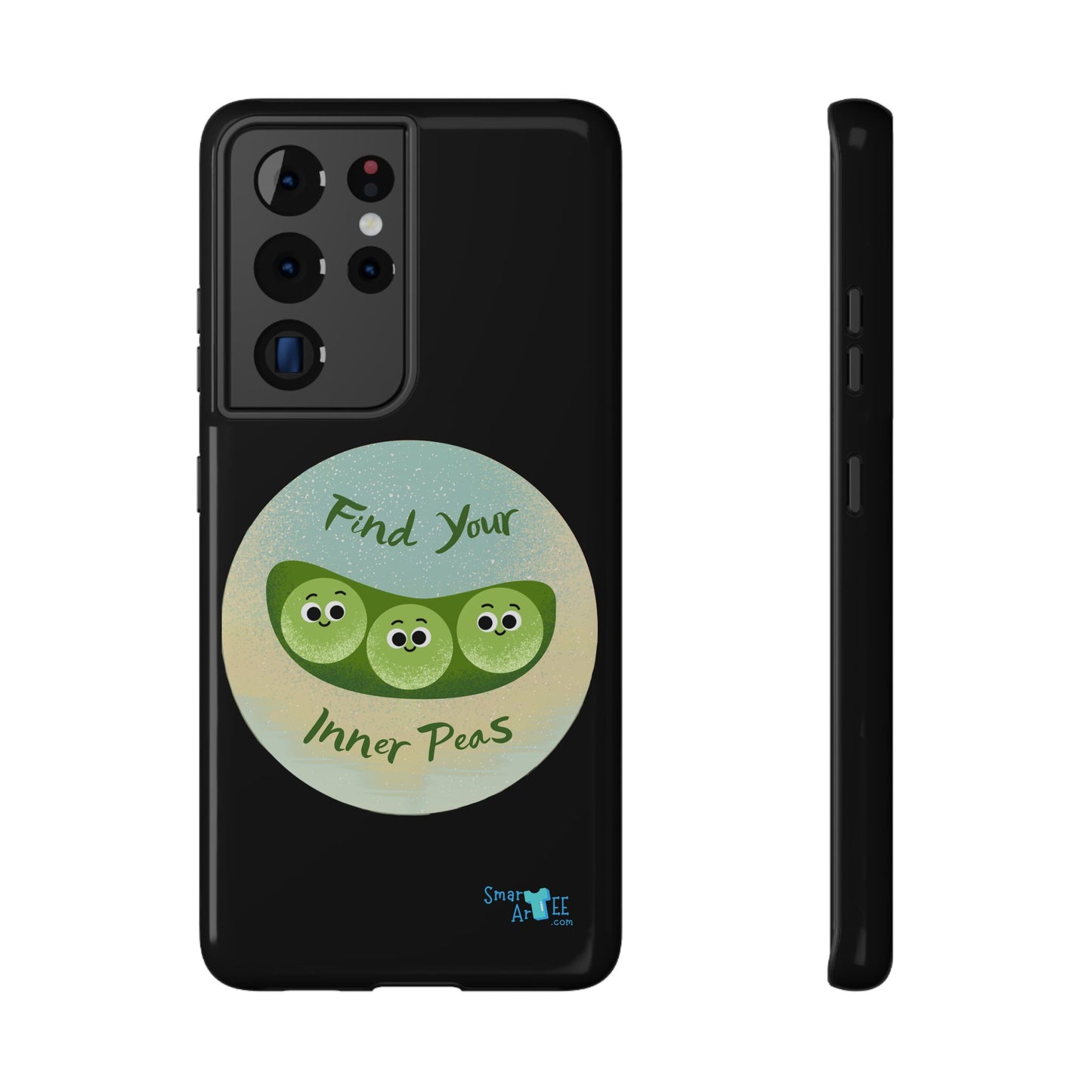 Find Your Inner Peas Phone Case | Impact-Resistant, Cute Phone Cover for Veggie Lovers, Gift for Friends, Fun Phone Accessories